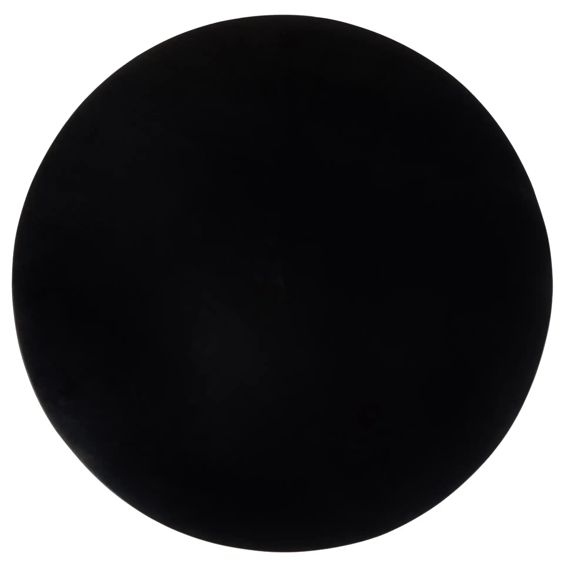 Yaseen Accent Table in Black, detail view