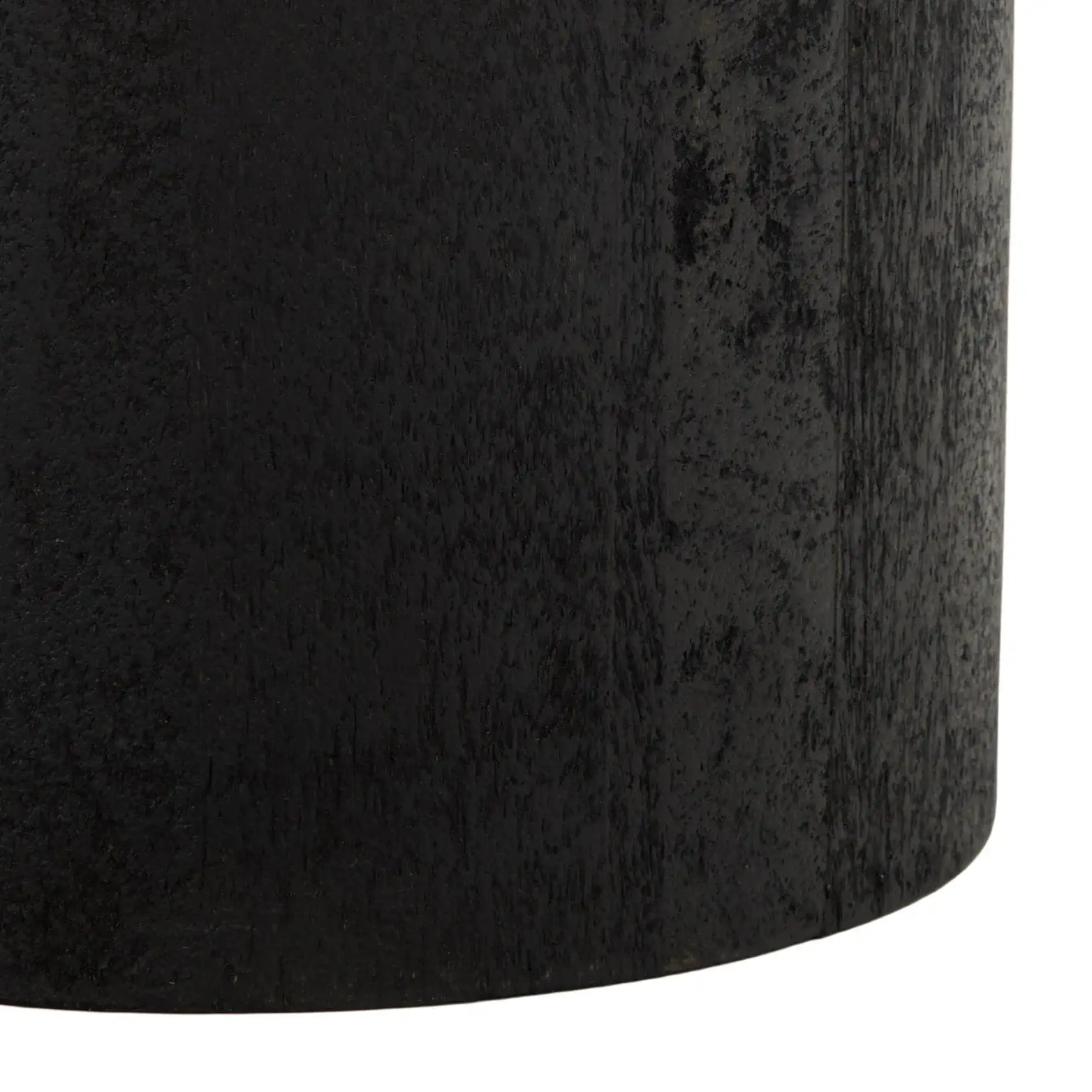 Janais Accent Table in Black, detail view