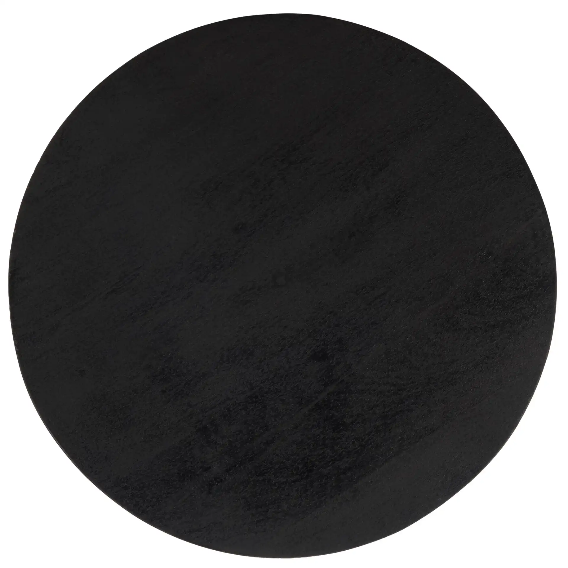 Janais Accent Table in Black, detail view