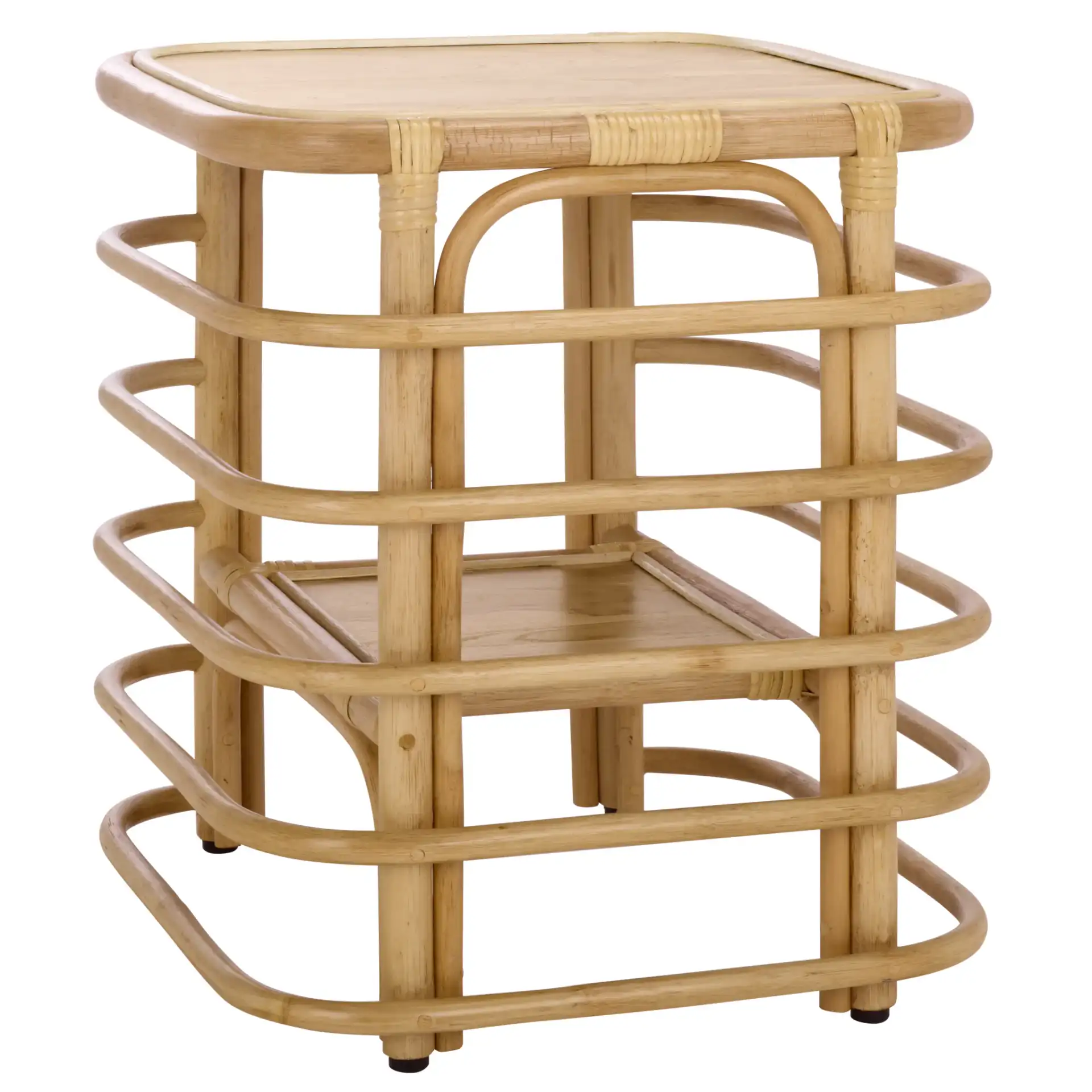 Maestro Accent Table in Natural, detail view