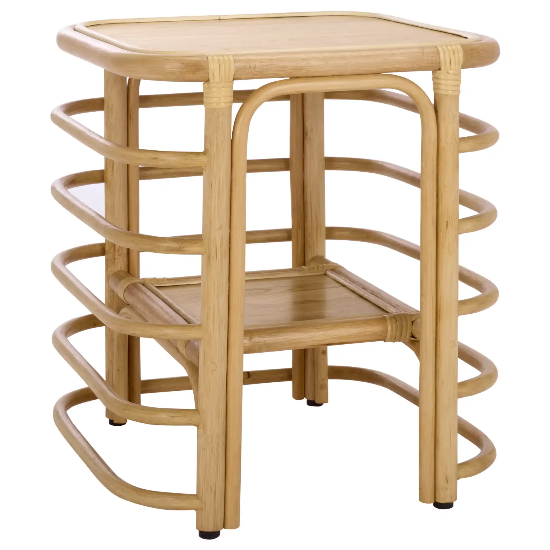 Maestro Accent Table in Natural, detail view