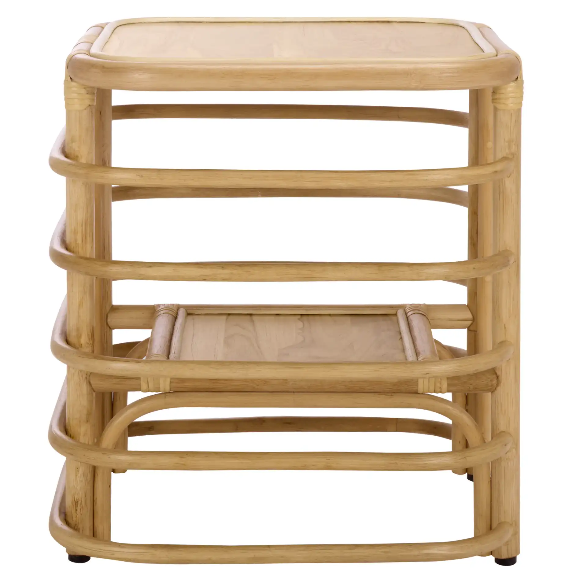 Maestro Accent Table in Natural, detail view