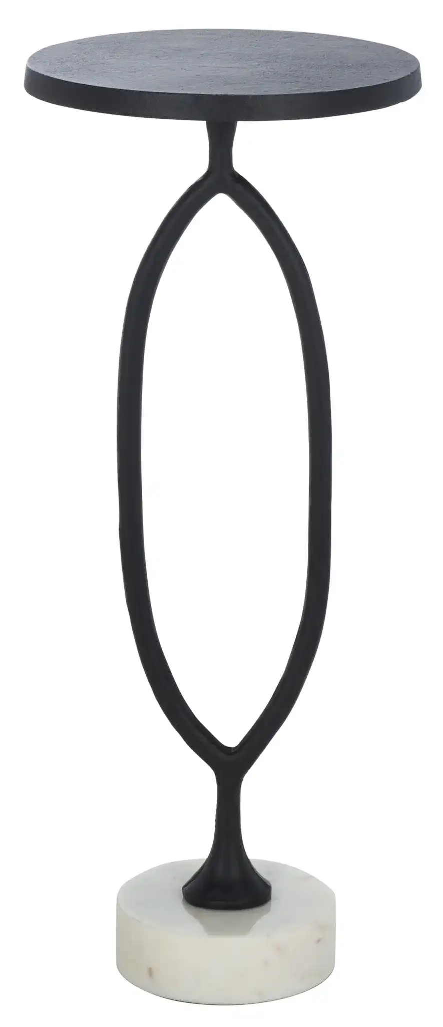 Malachy Side Table in Black / White