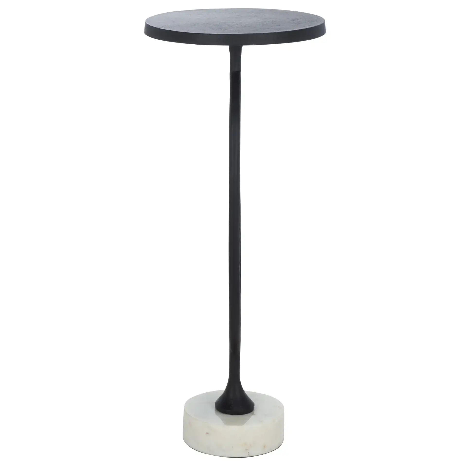 Malachy Side Table in Black / White, detail view