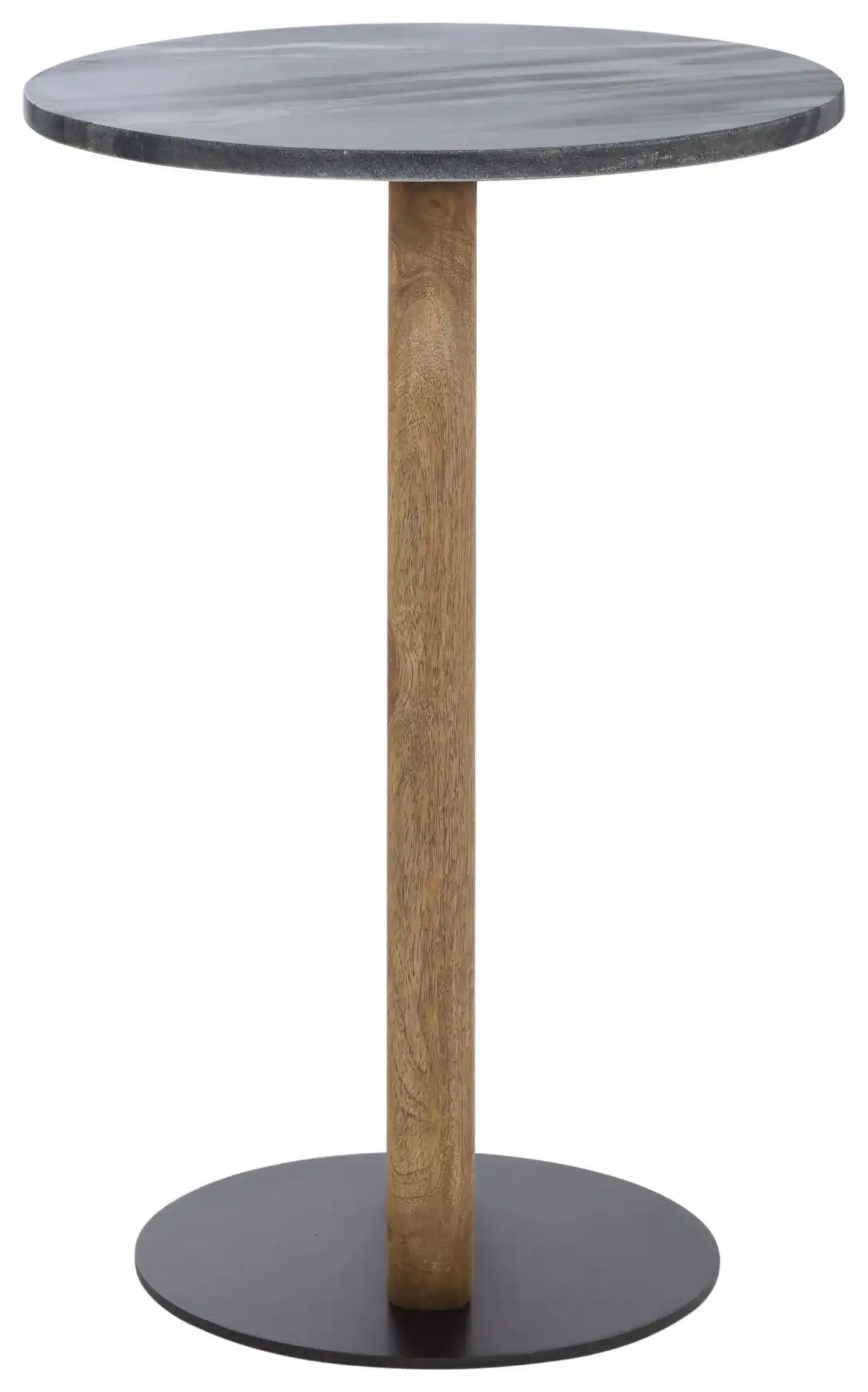 Kokhy Side Table in Natural / Black, detail view