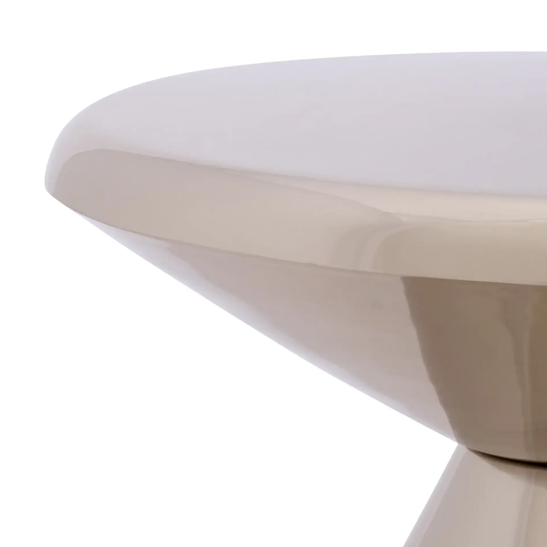 Lisian Side Table in Silver in a styled room