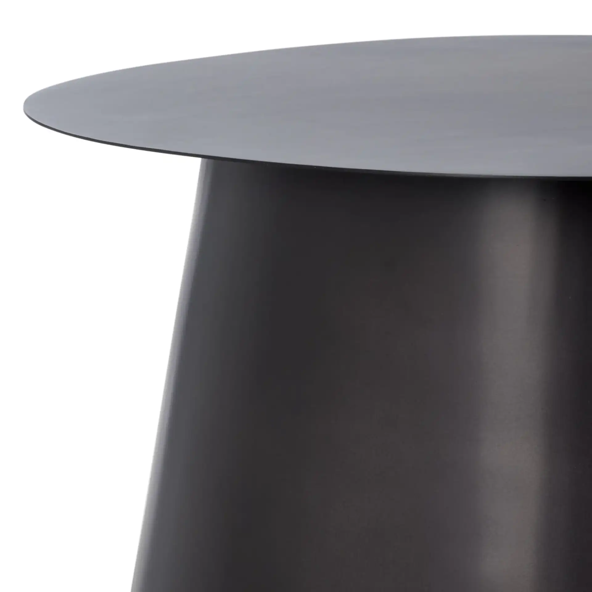 Aminchy Side Table in Antique Black in a styled room