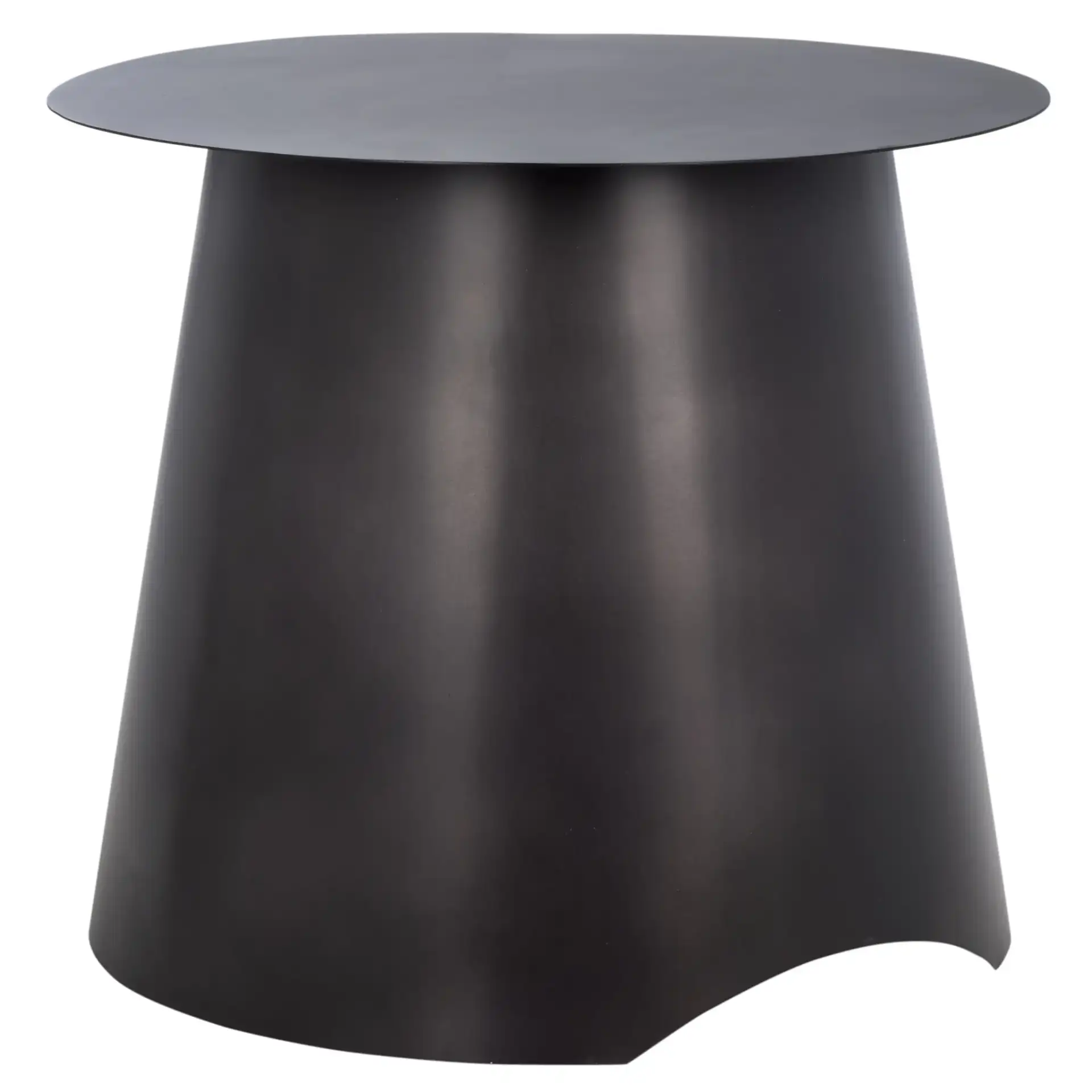 Aminchy Side Table in Antique Black, detail view