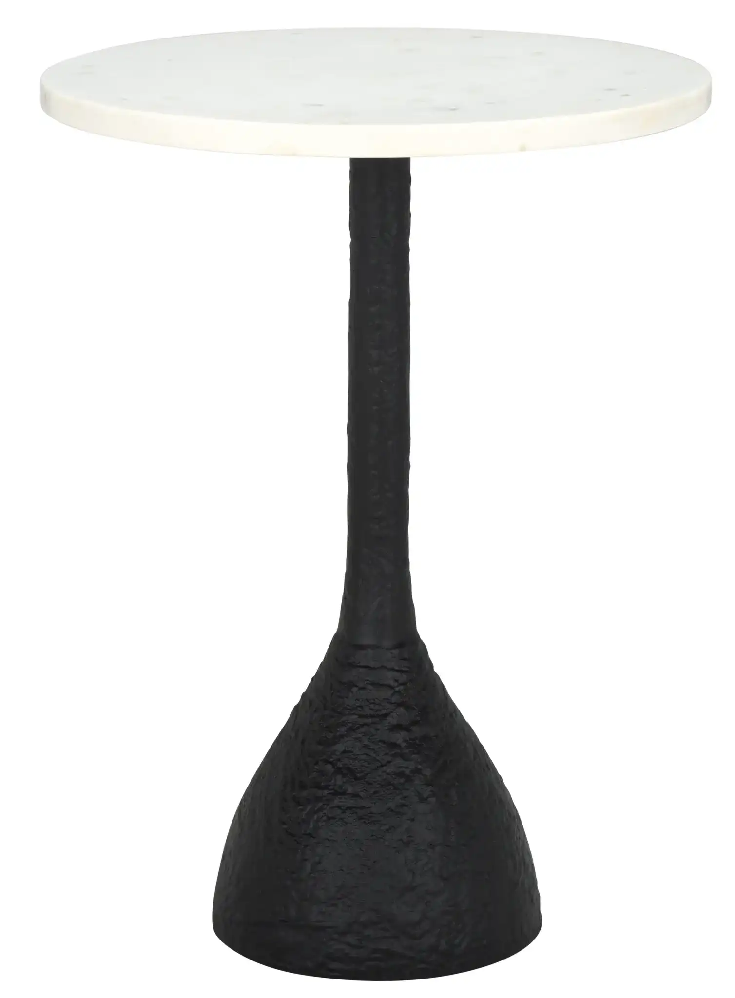 Avanni Side Table in Black / Ivory