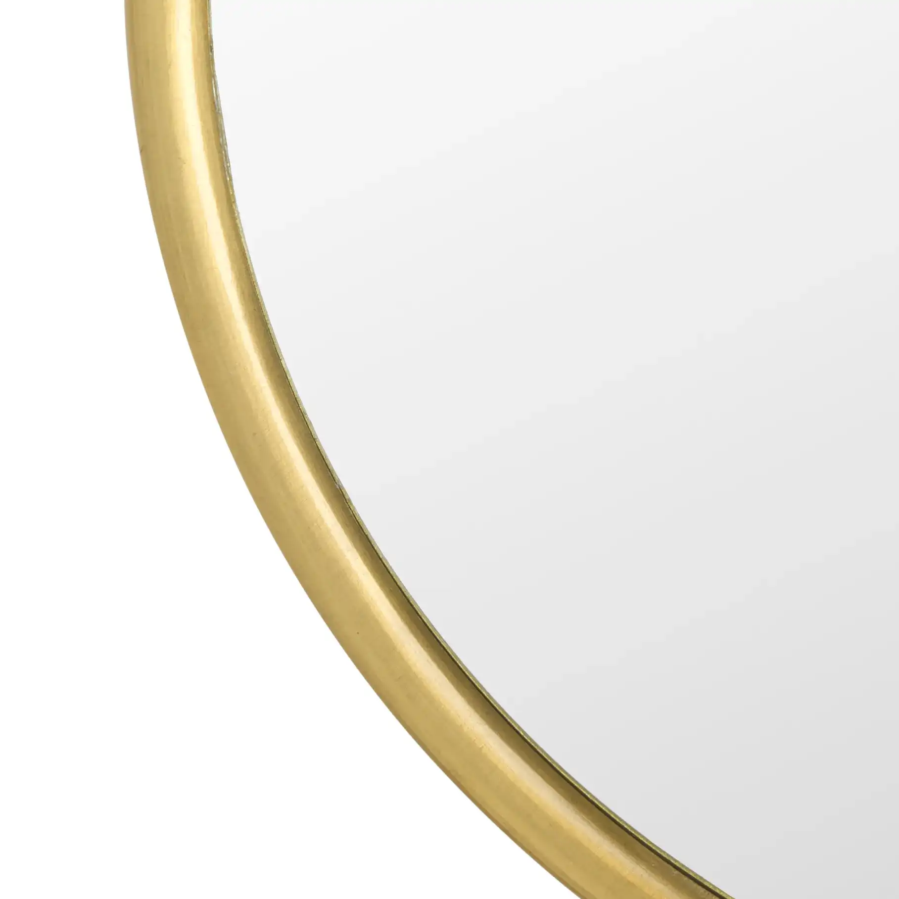 Hentry Side Table in Gold / Mirror, detail view