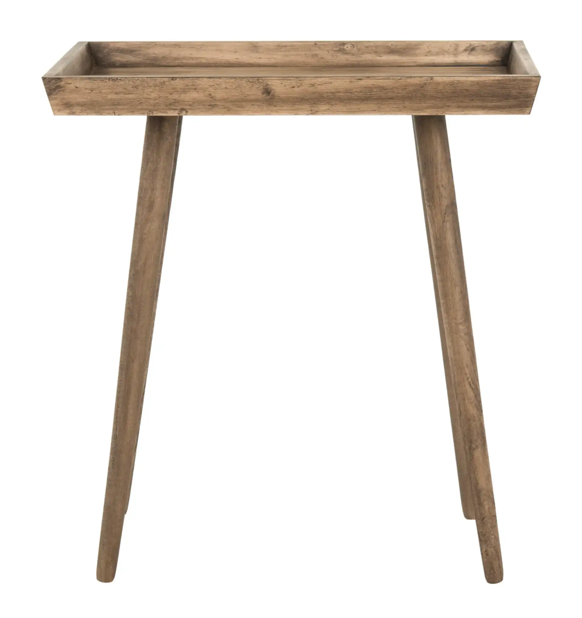 Nonie Tray Accent Table in Chocolate