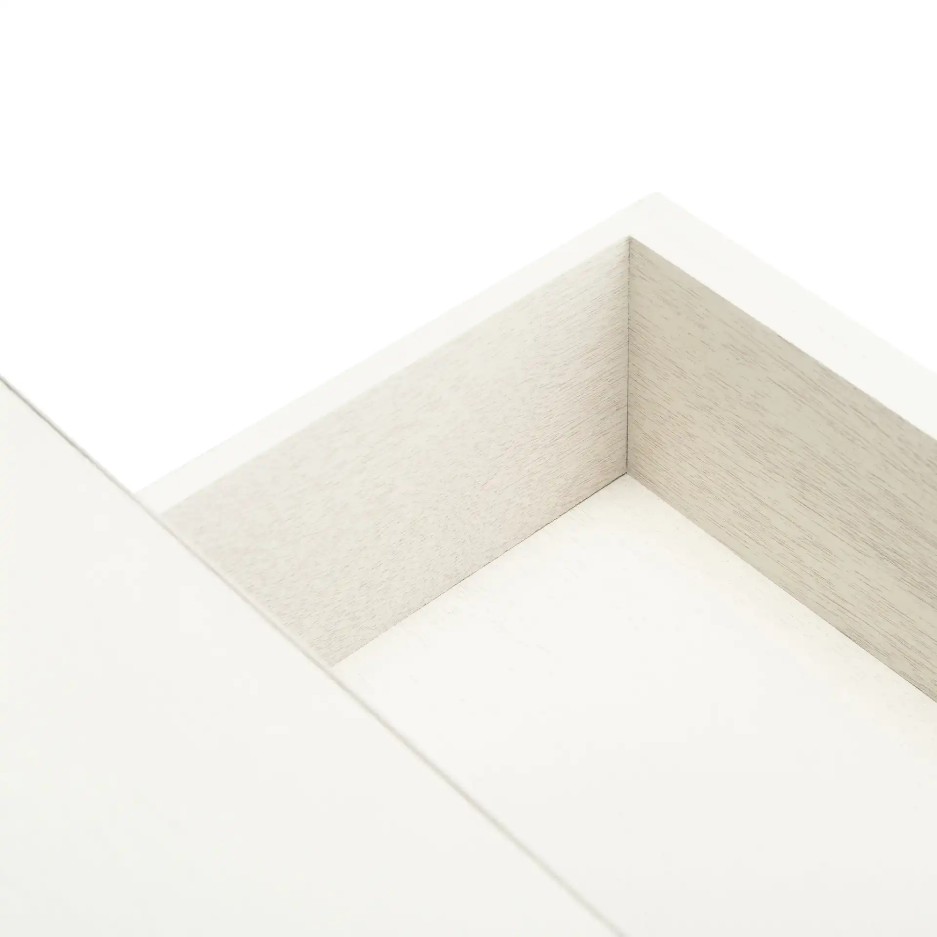 Tate One-Drawer Accent Table in Distressed White in a styled room