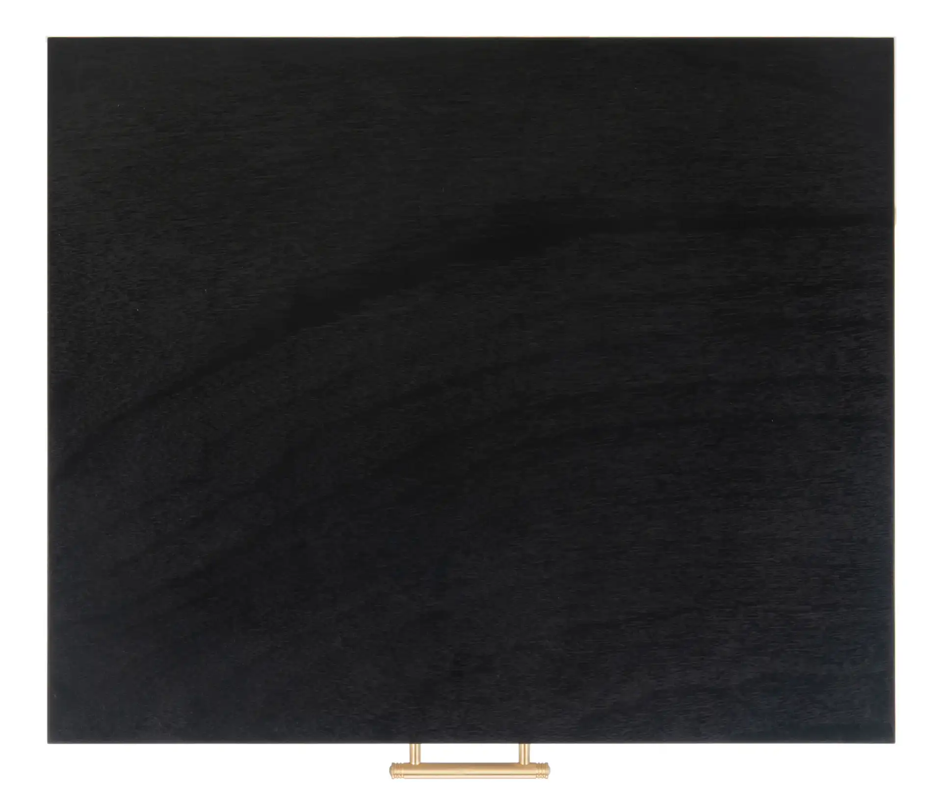 Estella One-Drawer Accent Table in Black, detail view