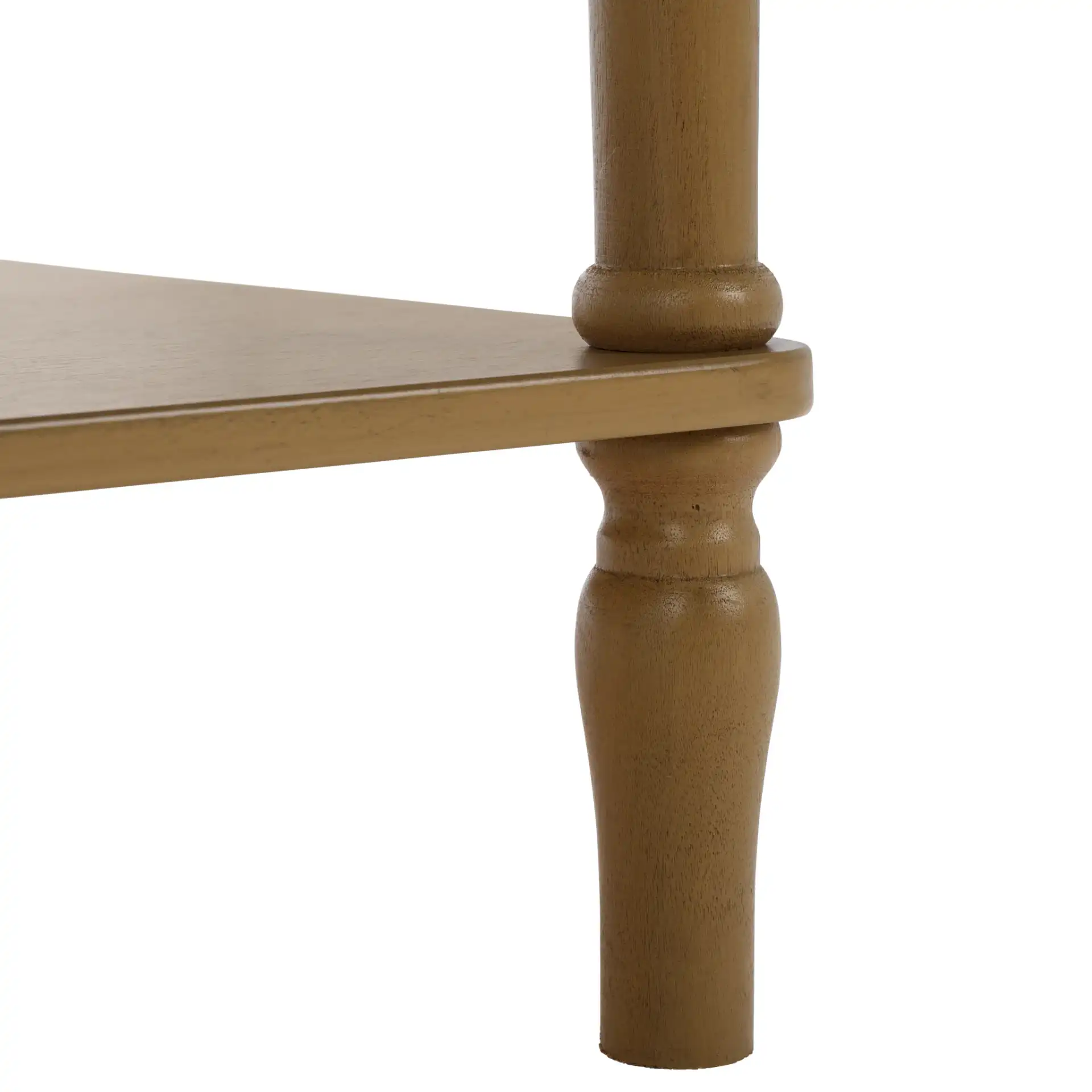 Haven One-Drawer Accent Table in Desert Brown, detail view