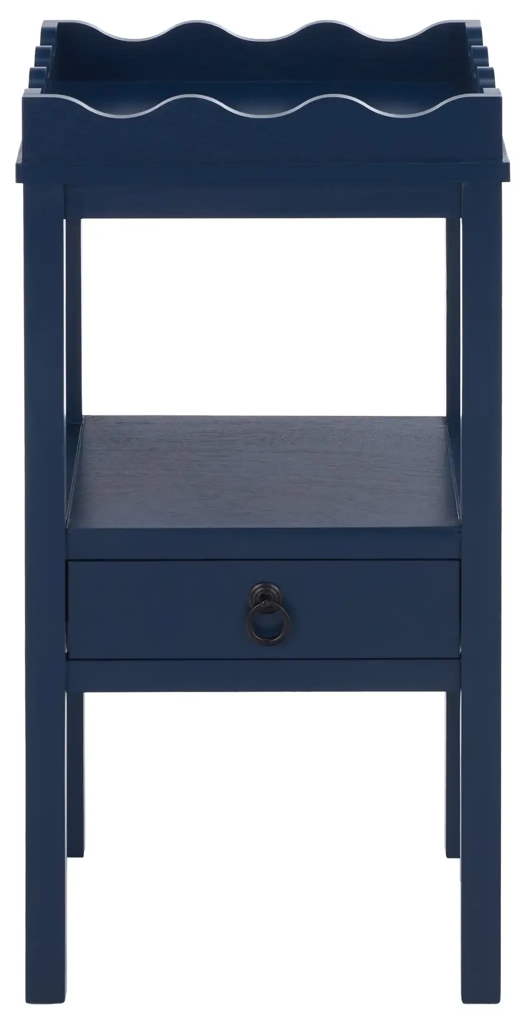 Darlyn One-Drawer Accent Table in Ink Blue