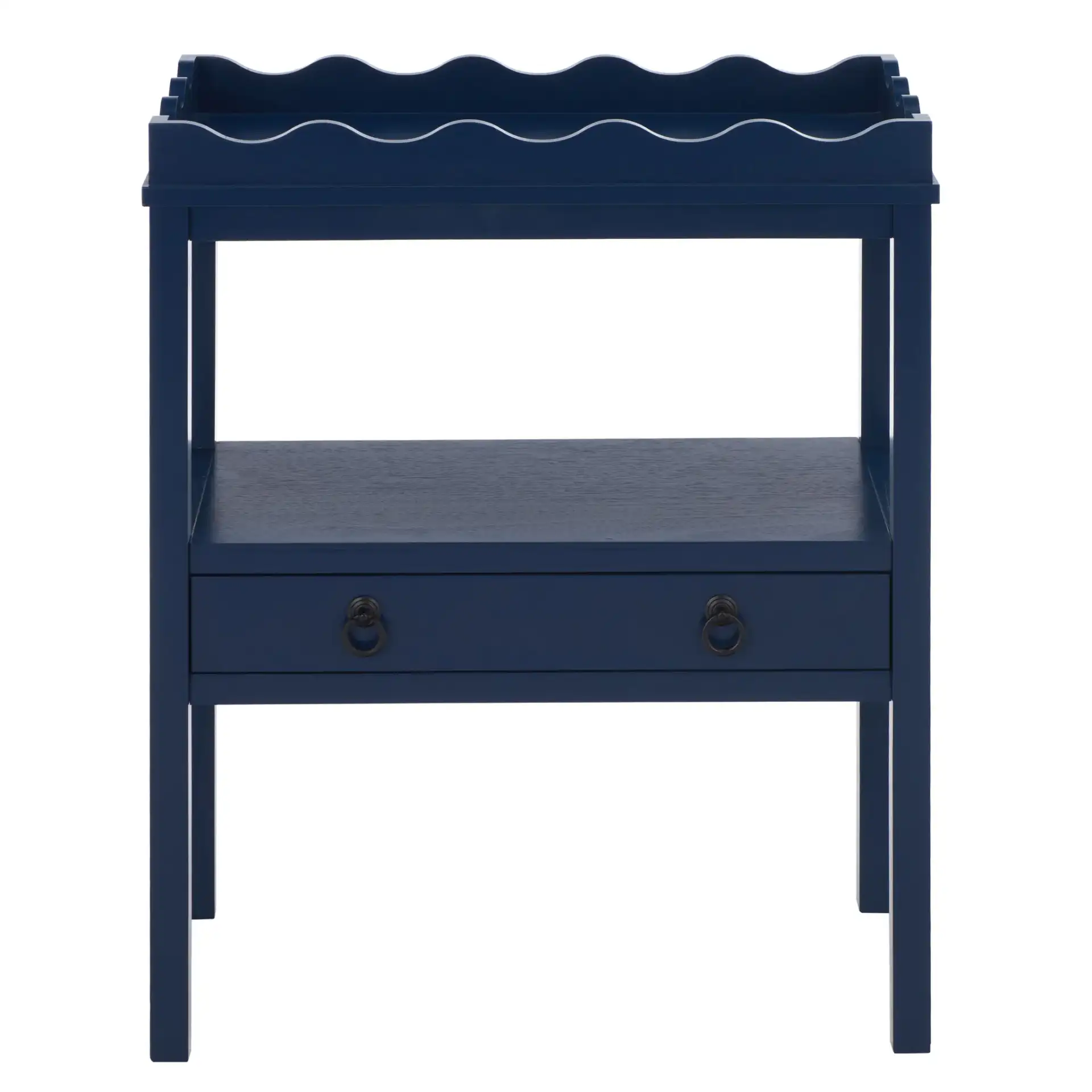 Darlyn Rectangular Accent Table in Ink Blue