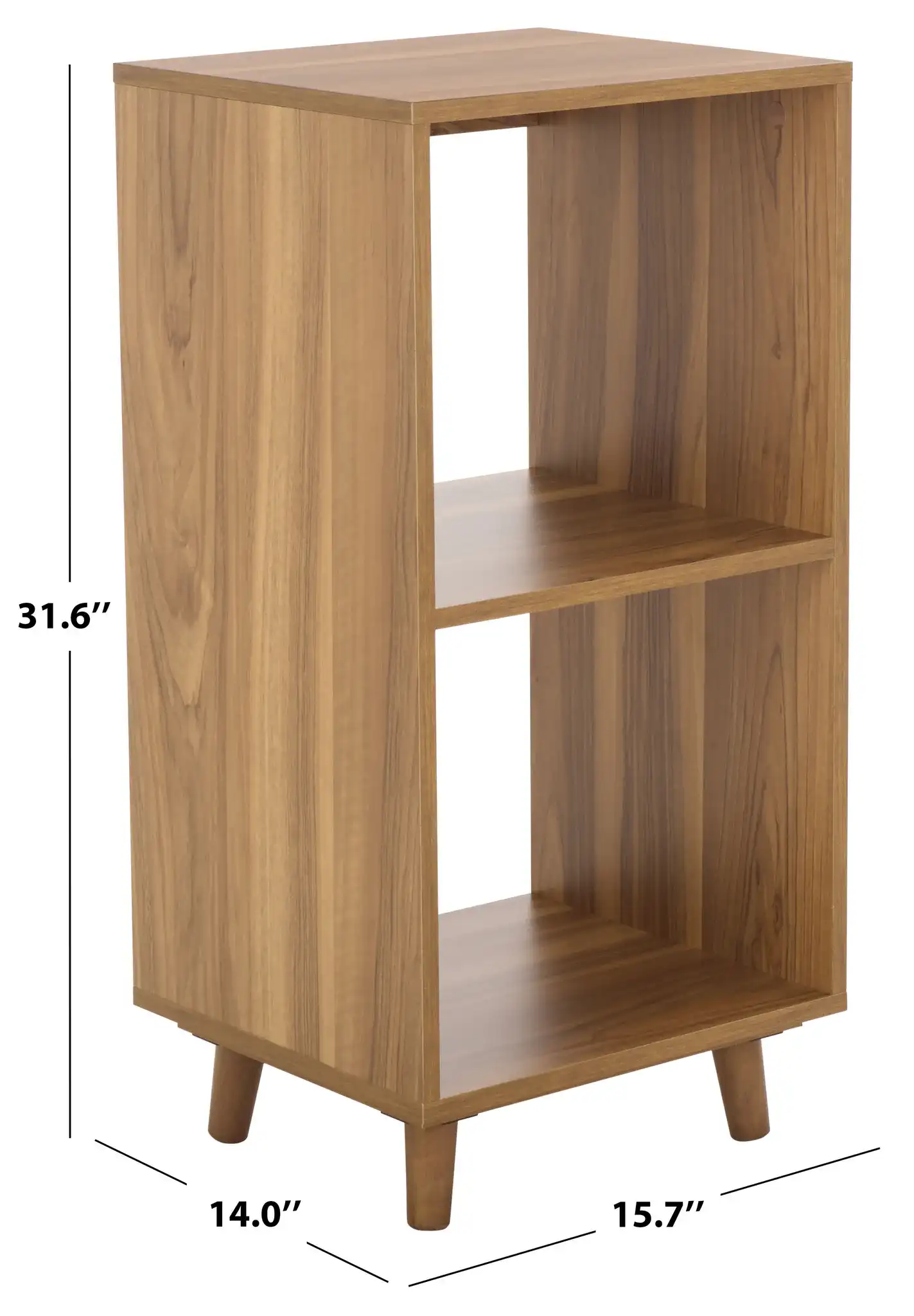 Yona Vertical Accent Table in Black, detail view