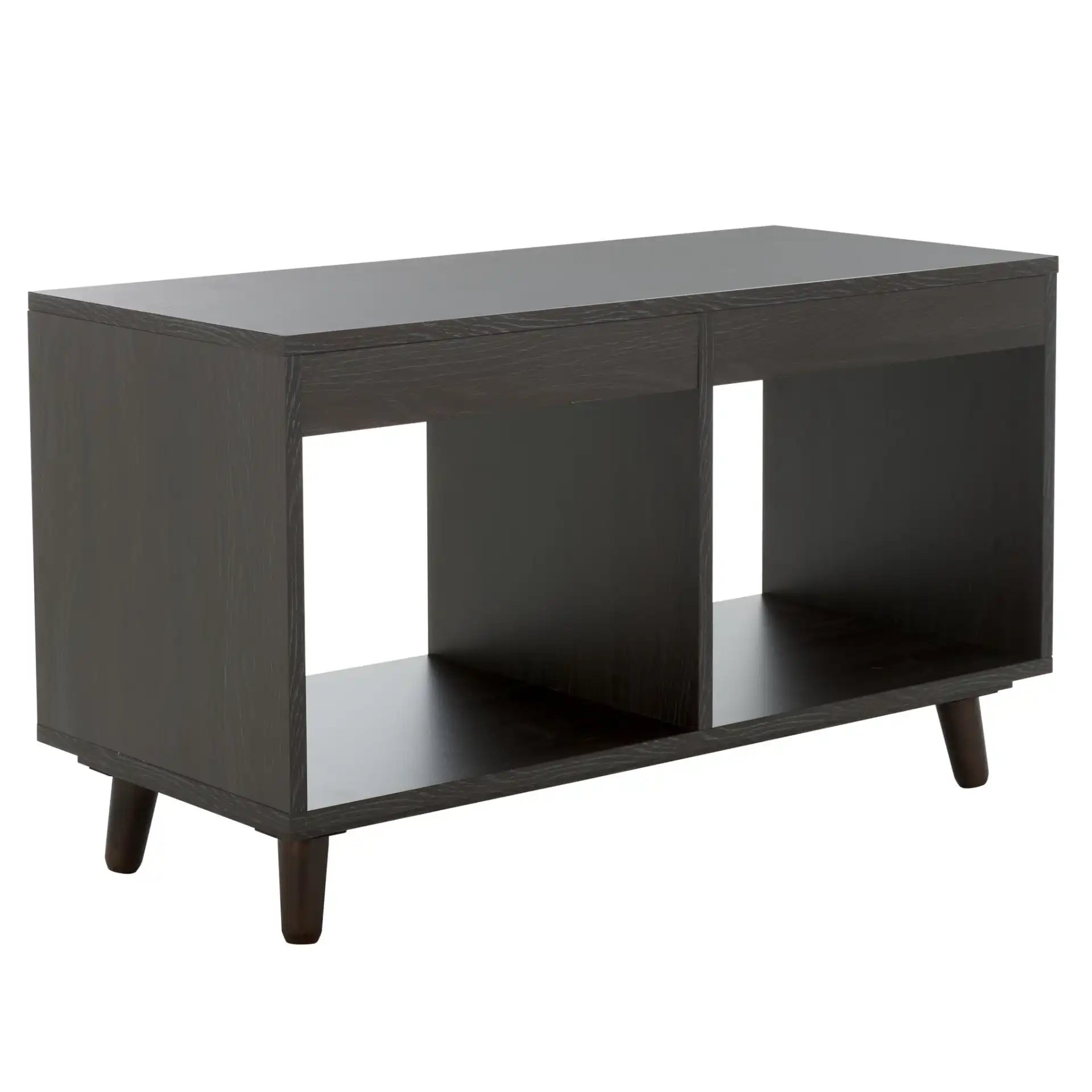 Yona Horizontal Accent Table in Black, detail view