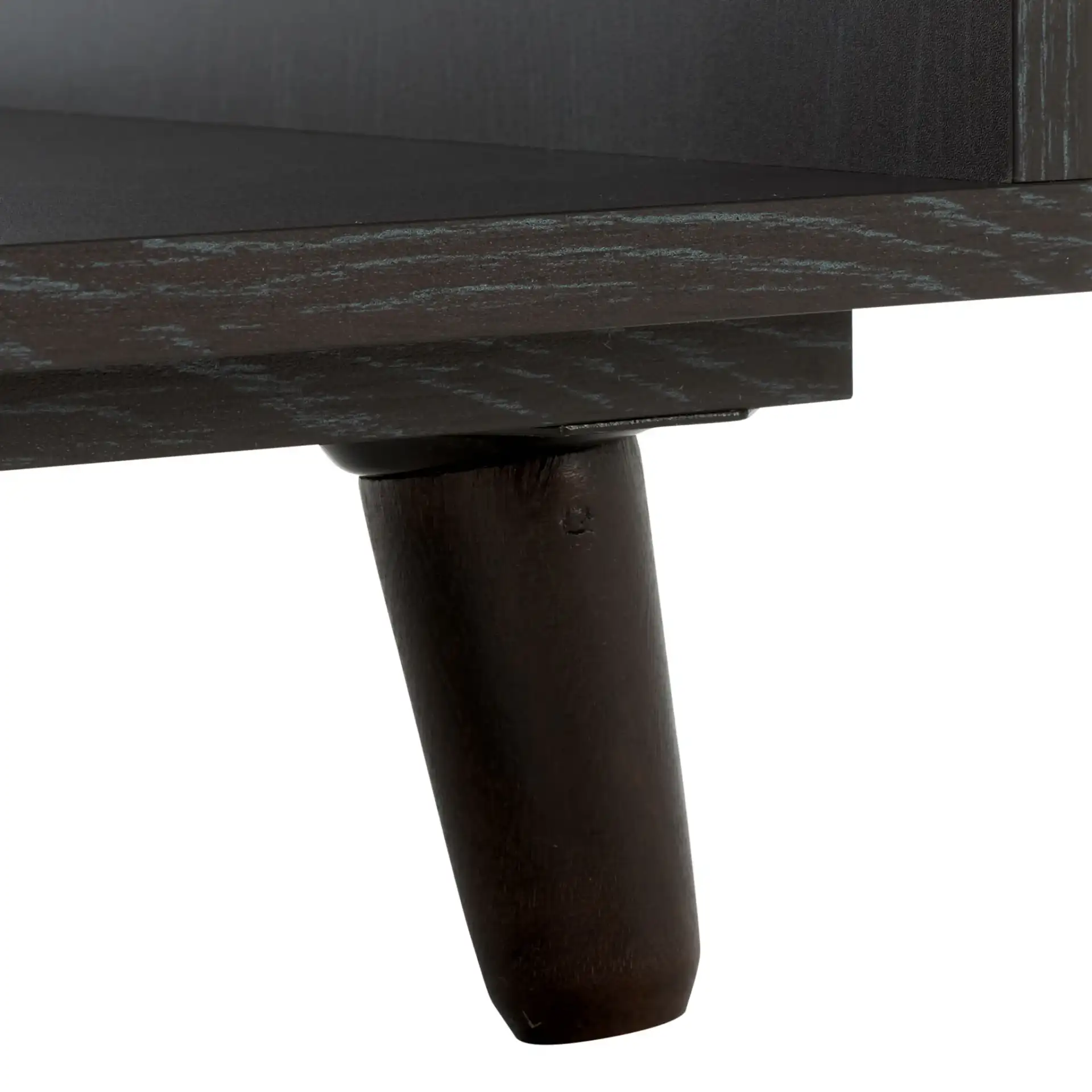 Yona Horizontal Accent Table in Black, detail view