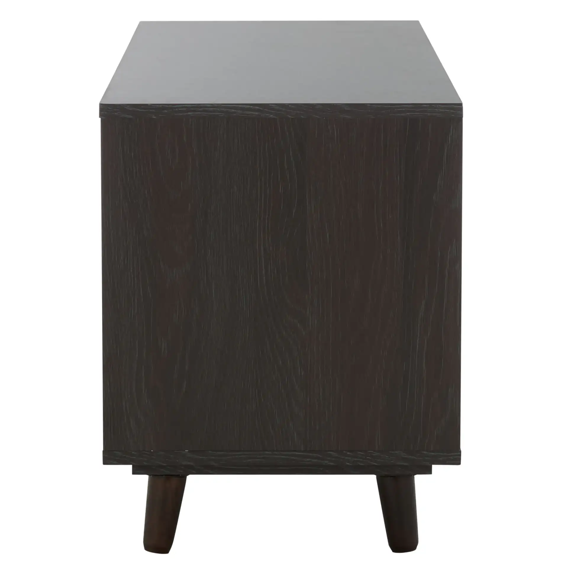 Yona Horizontal Accent Table in Black, detail view