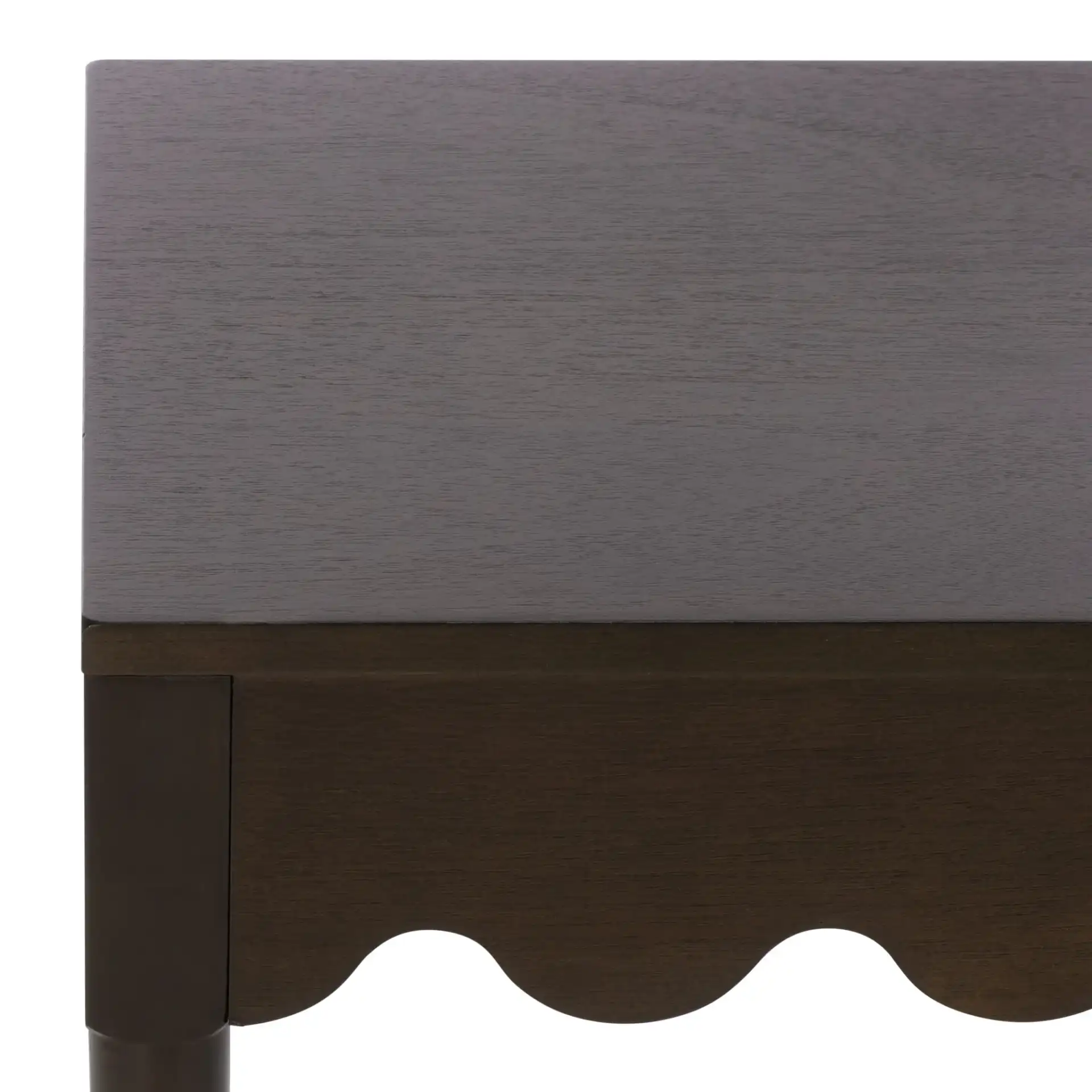 Neha Accent Table in Dark Chocolate in a styled room