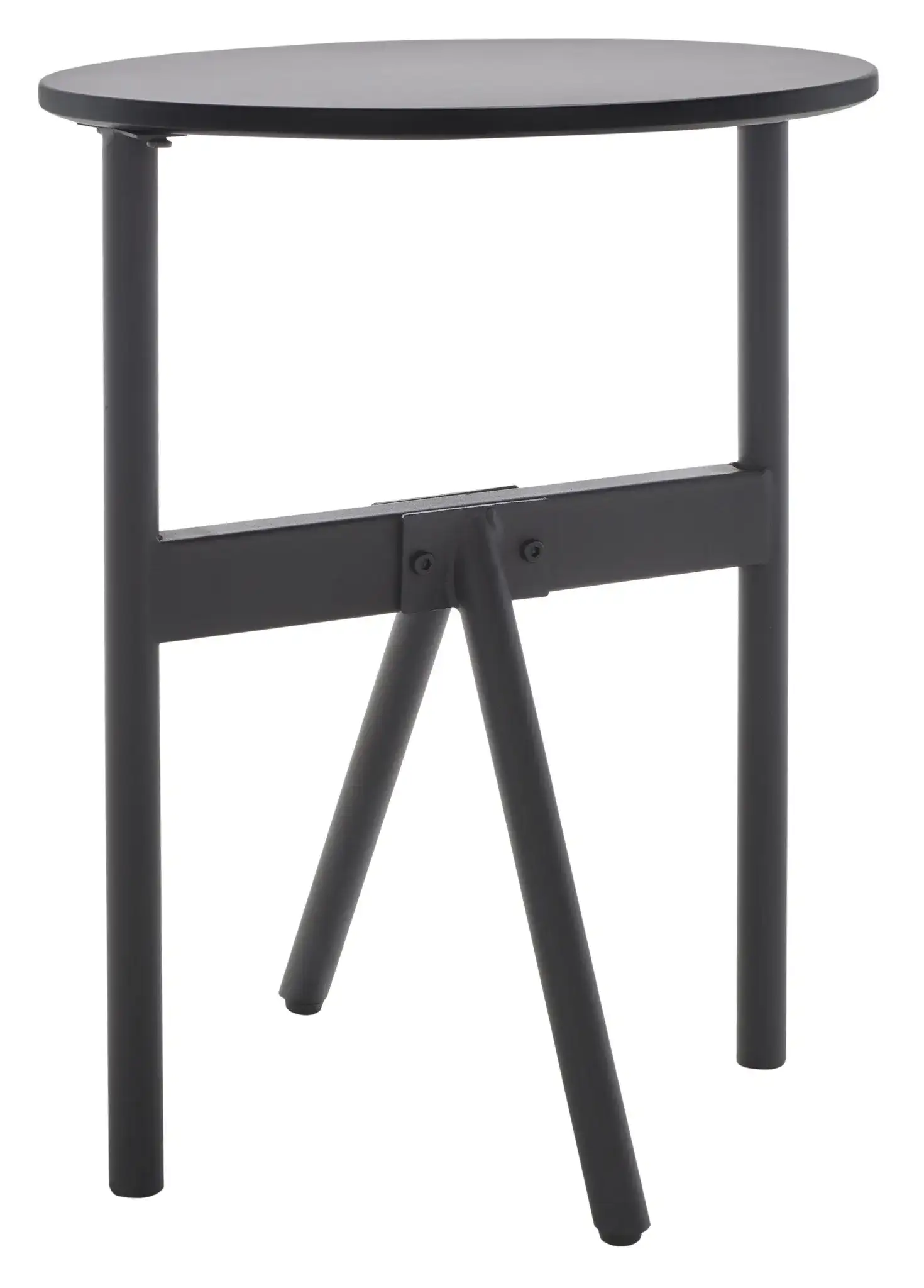Gio Accent Table in Black, detail view