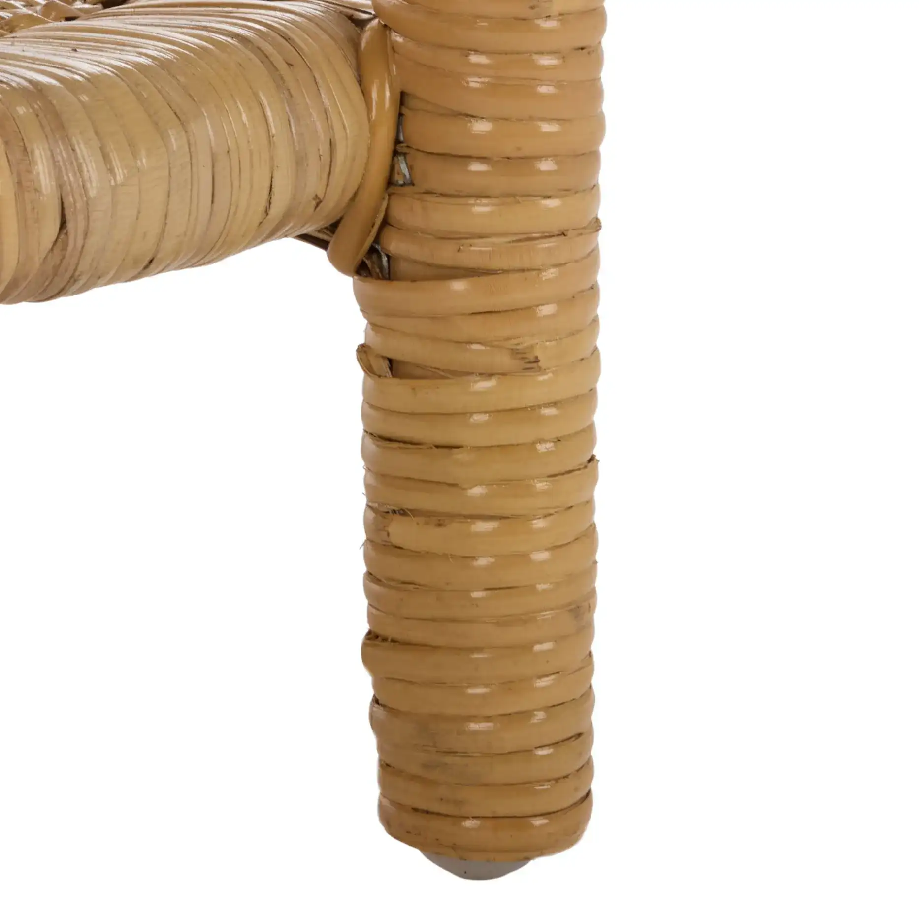Akane Accent Table With Shelf in Natural, detail view