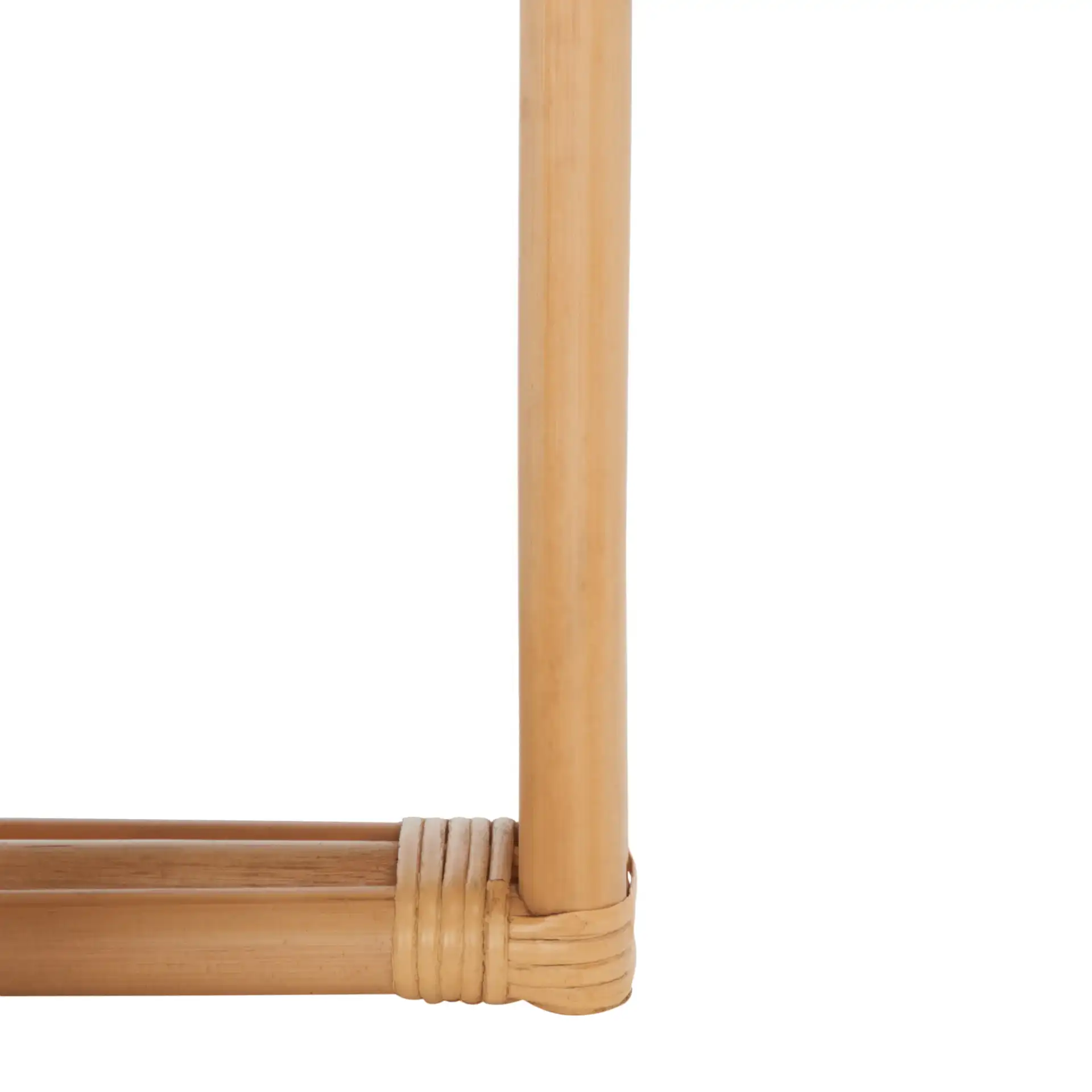 Juri Square Accent Table in Natural, detail view