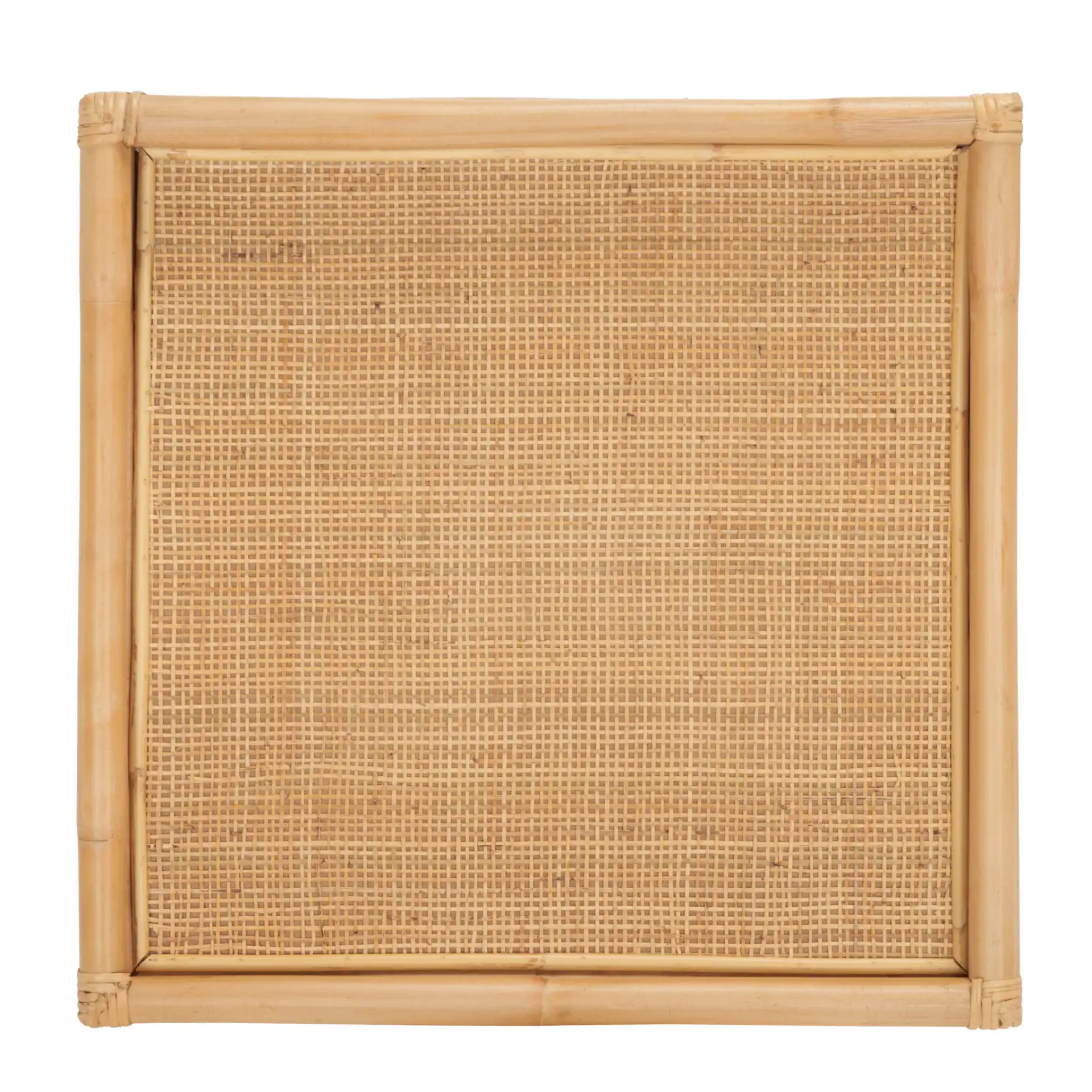Juri Square Accent Table in Natural, detail view