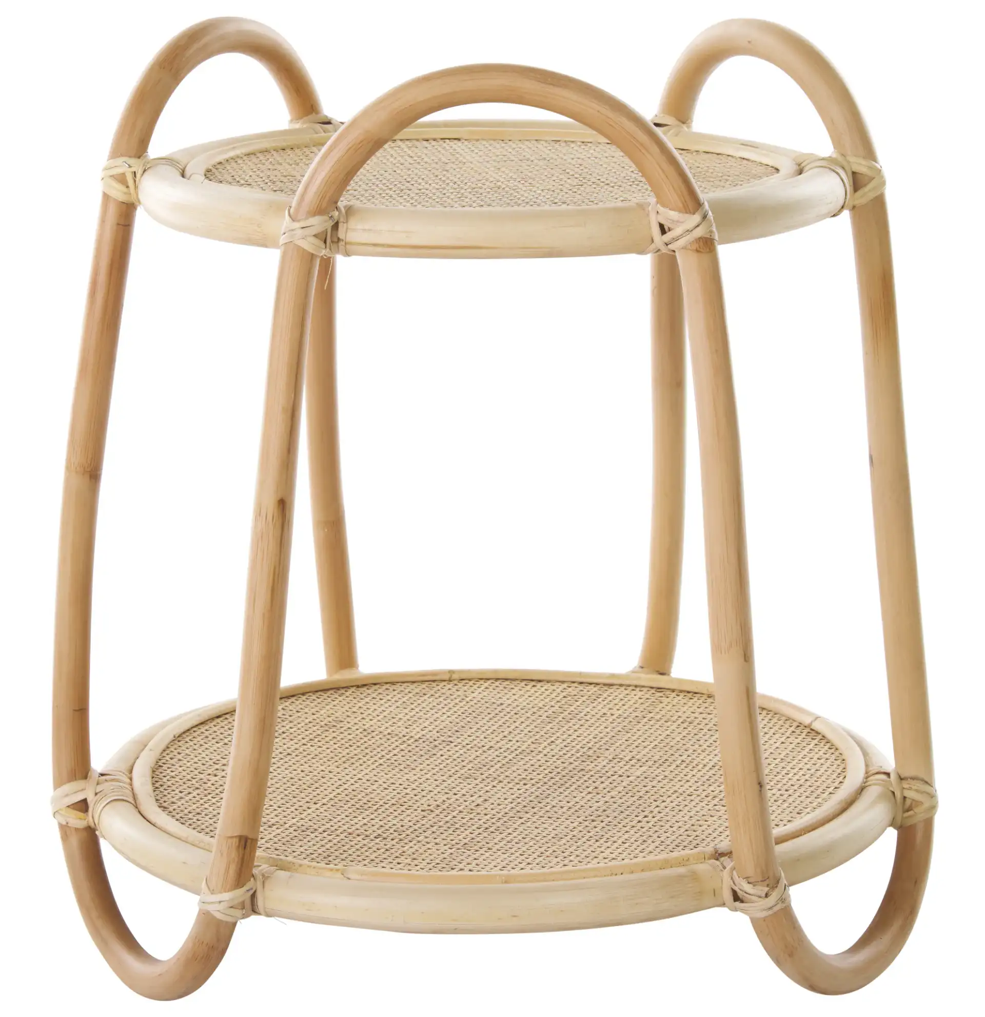 Althea Accent Table in Natural, detail view
