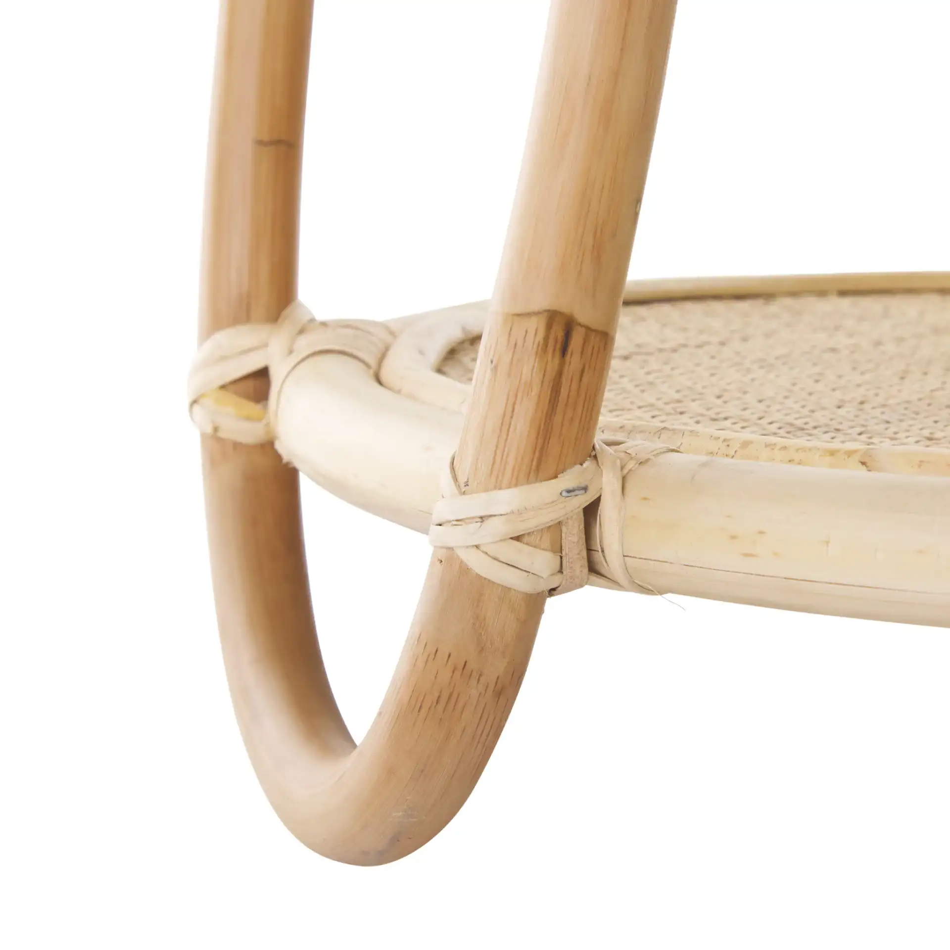 Althea Accent Table in Natural, detail view