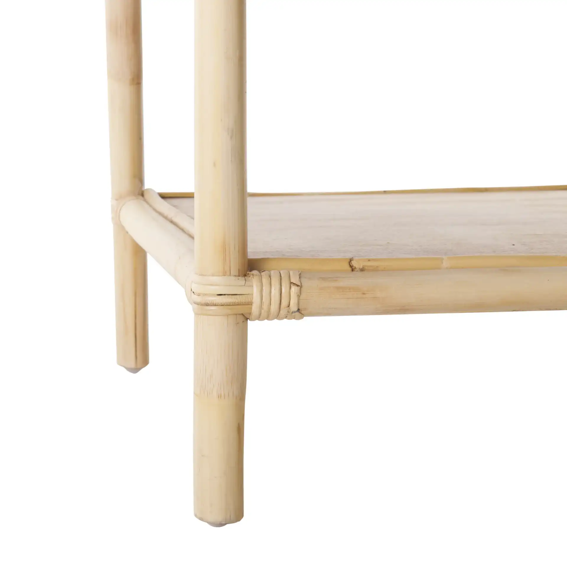 Arvid Square Accent Table in Natural, detail view