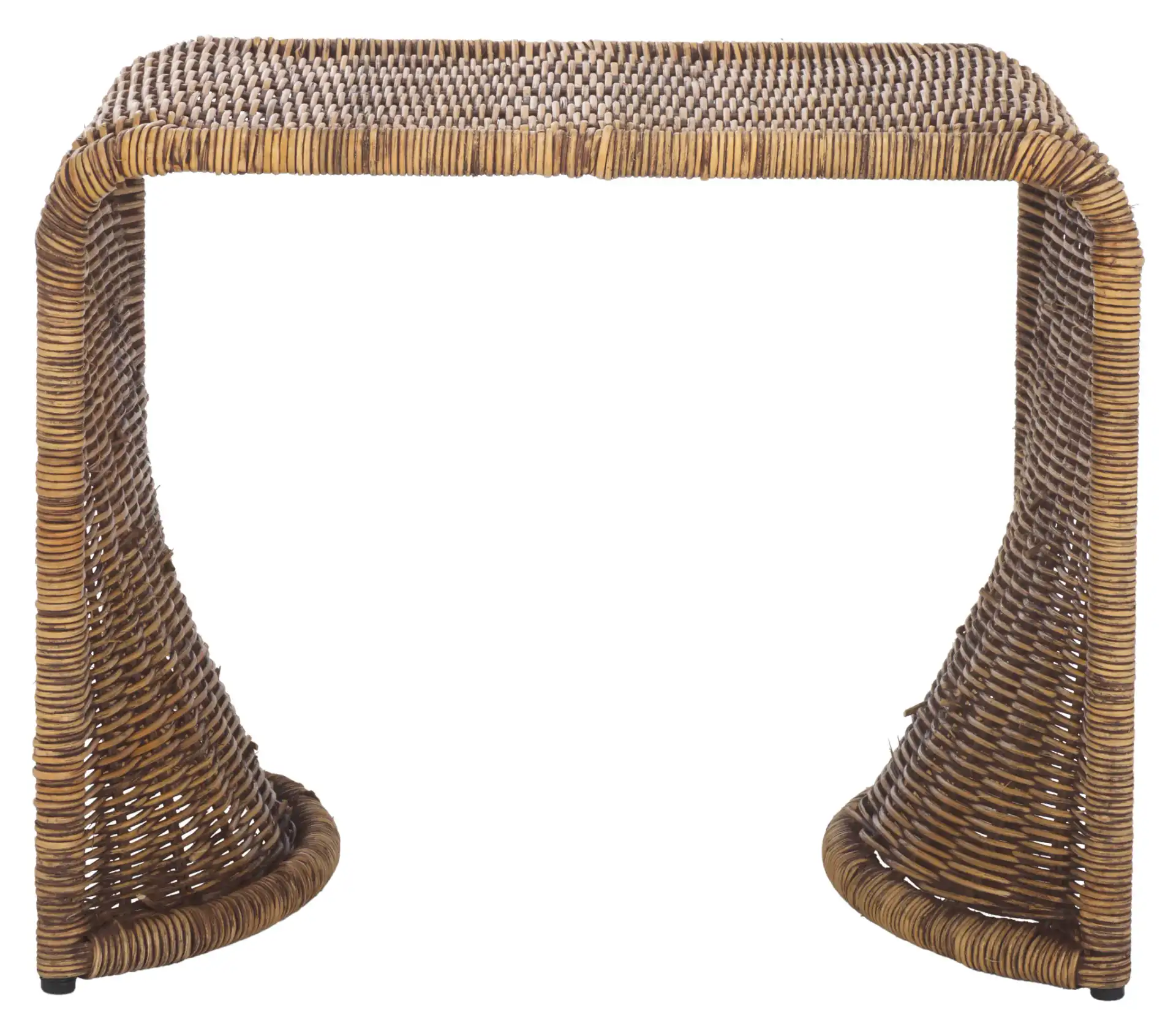 Zendy Accent Table in Honey Brown Wash