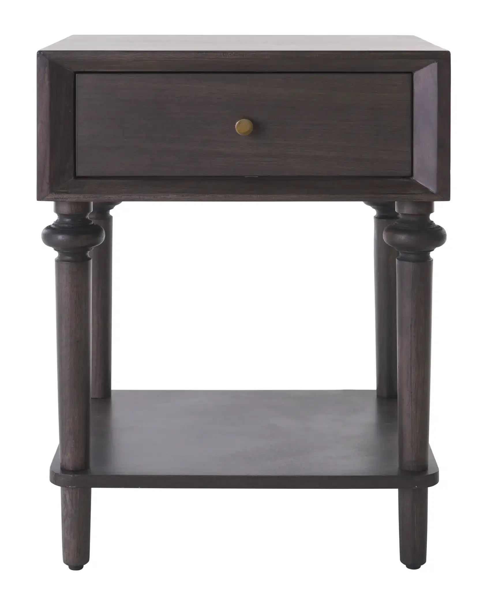 Ambrashi End Table in Dark Gray