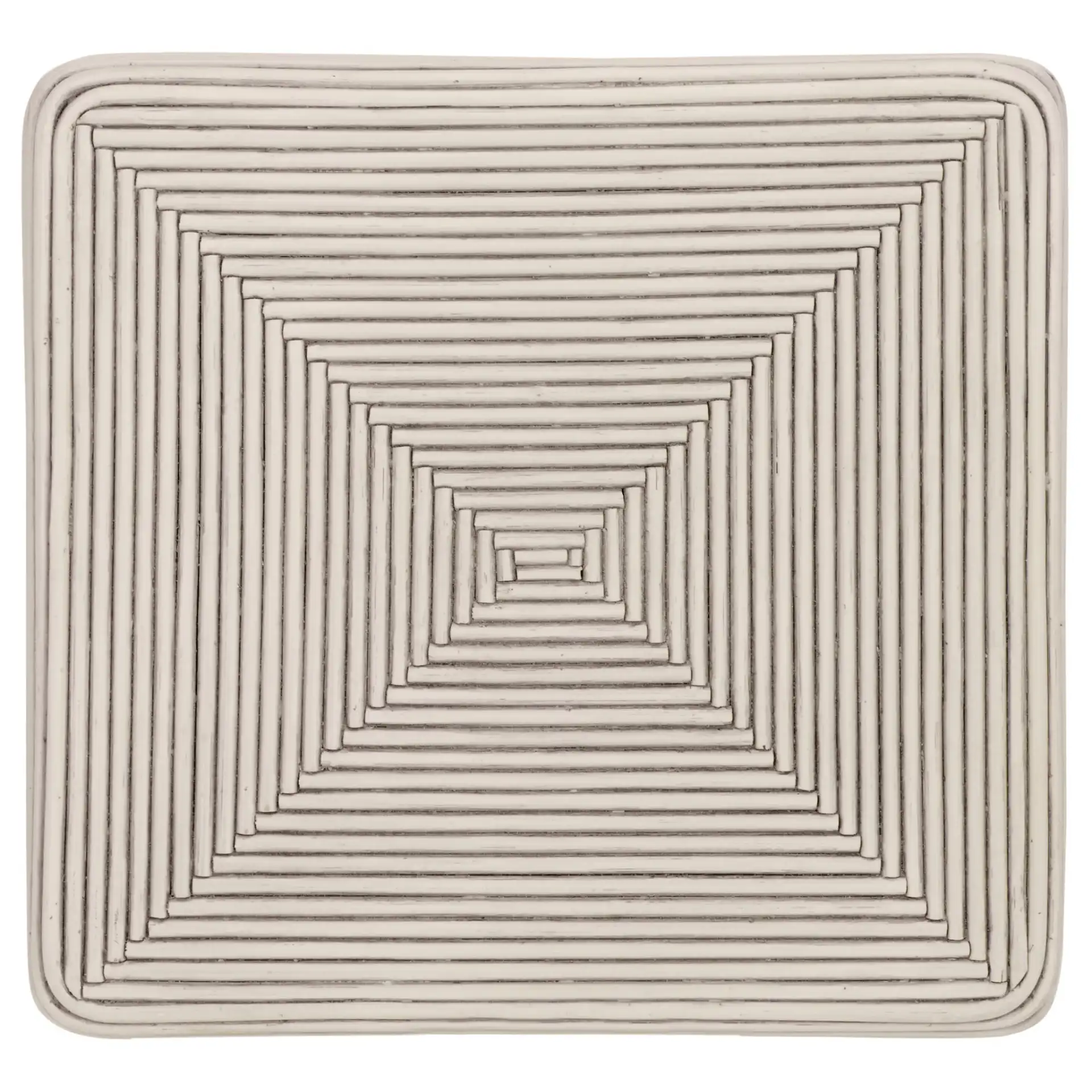 Matvey Accent Table in White Washed, detail view