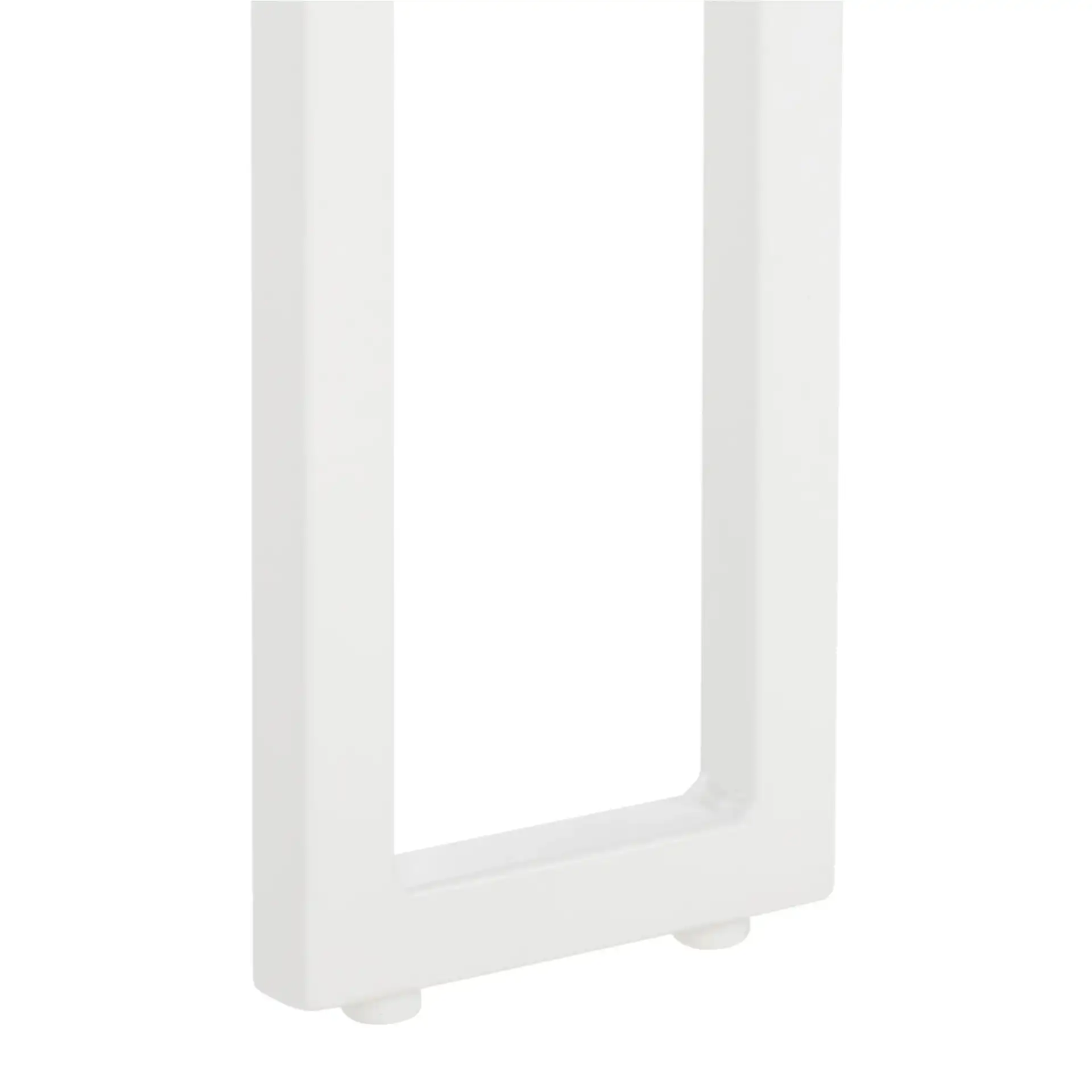 Aberton End Table in Natural / White, detail view