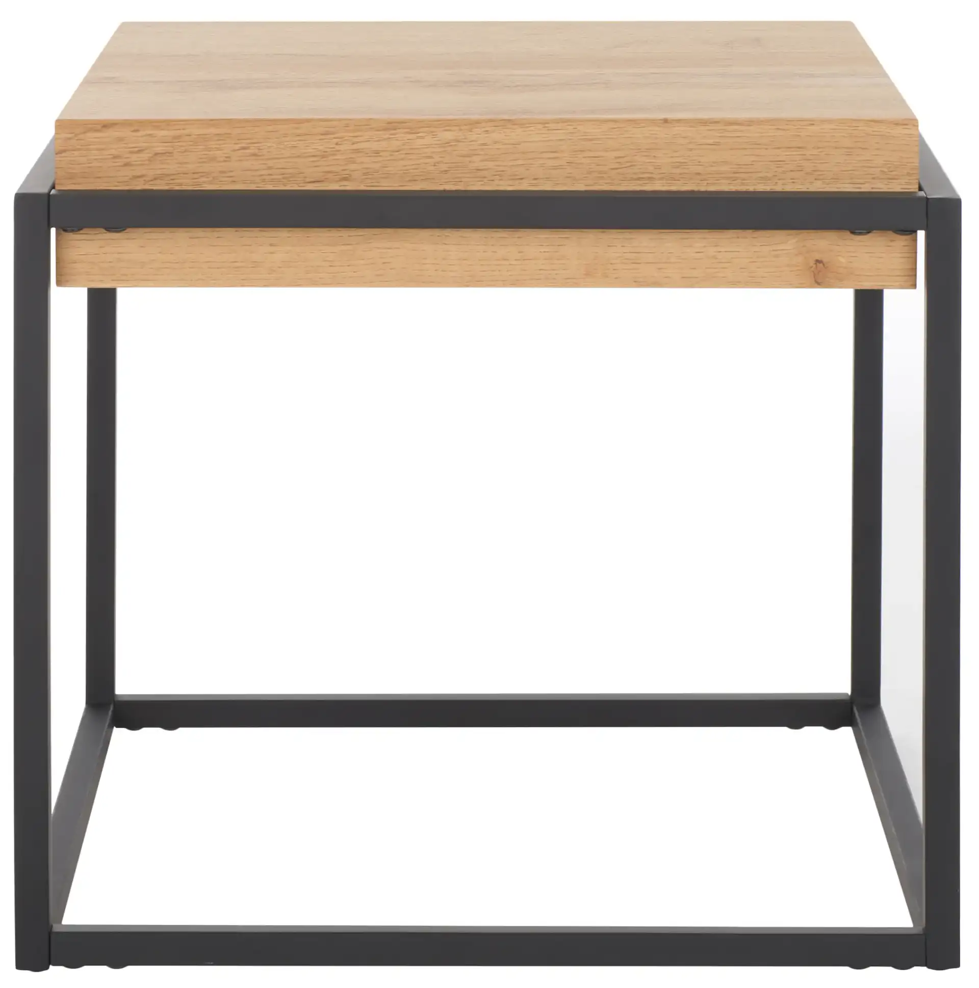 Edgefield End Table in Natural / Black