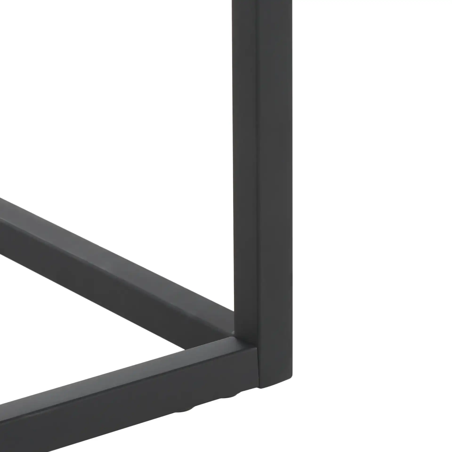 Edgefield End Table in Natural / Black, detail view