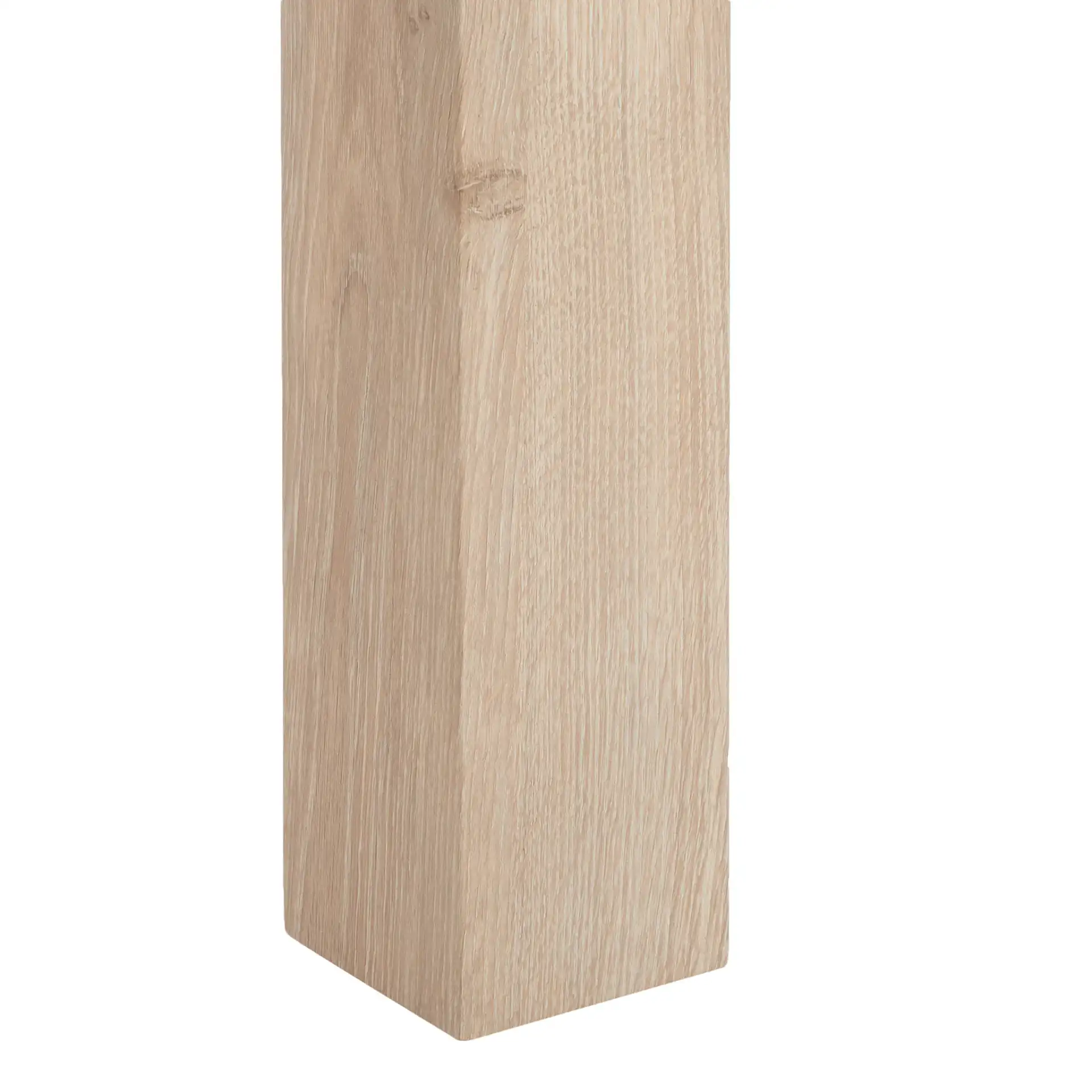 Coromio End Table in Light Gray / Natural, detail view
