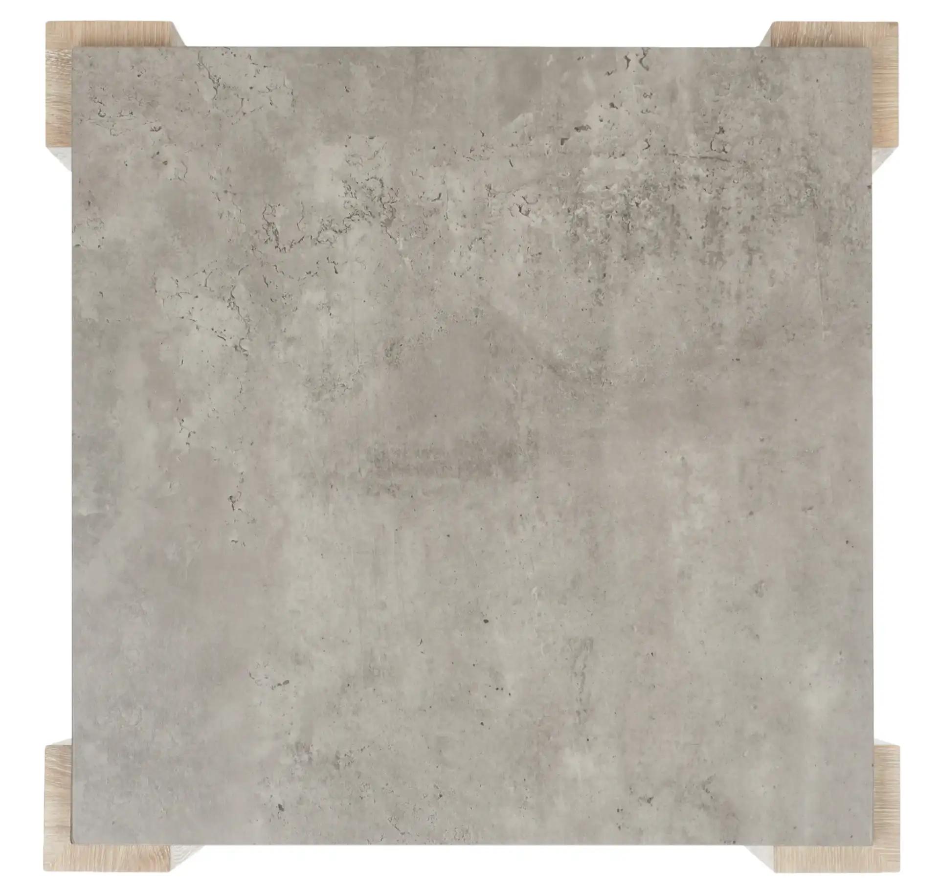Coromio End Table in Light Gray / Natural, detail view