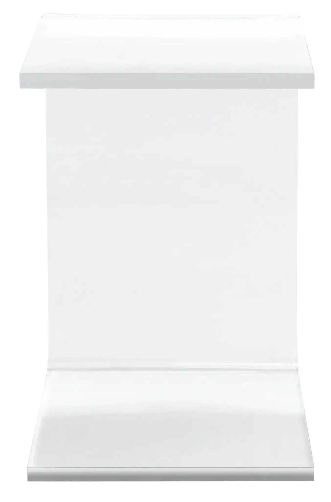 Upton Acrylic Side Table in Clear