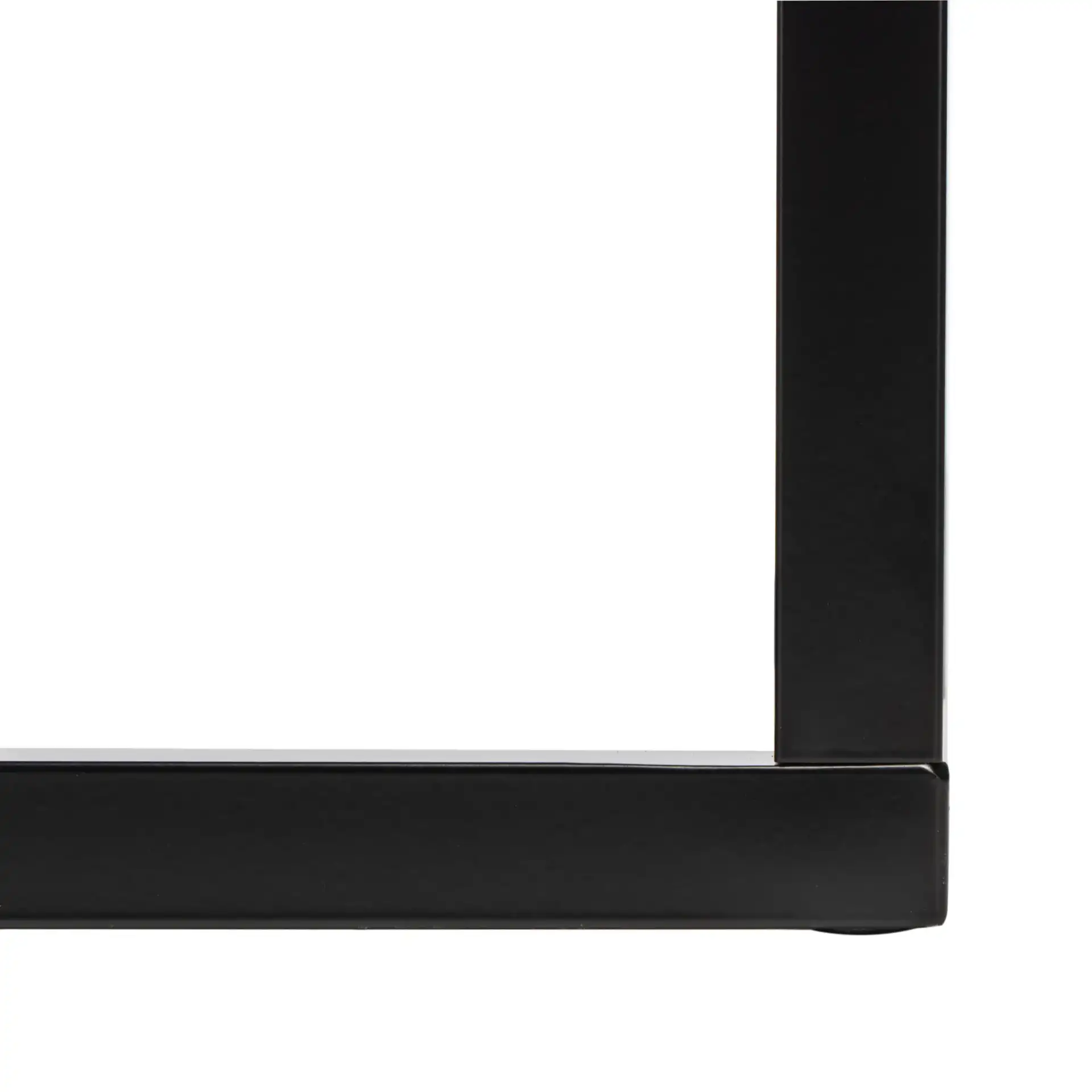 Portland Usb Side Table in Black, detail view