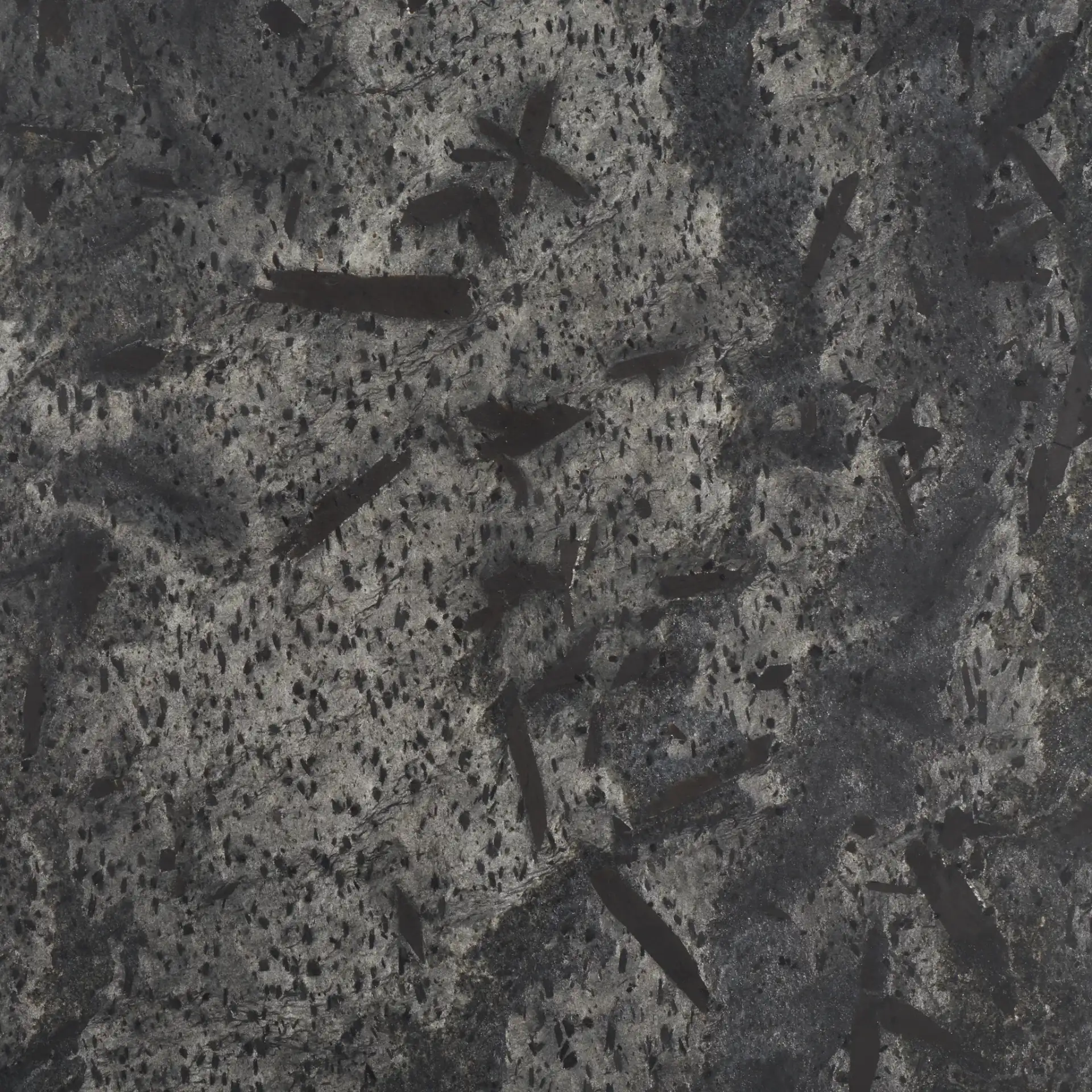 Pratt Round Side Table in Black, detail view