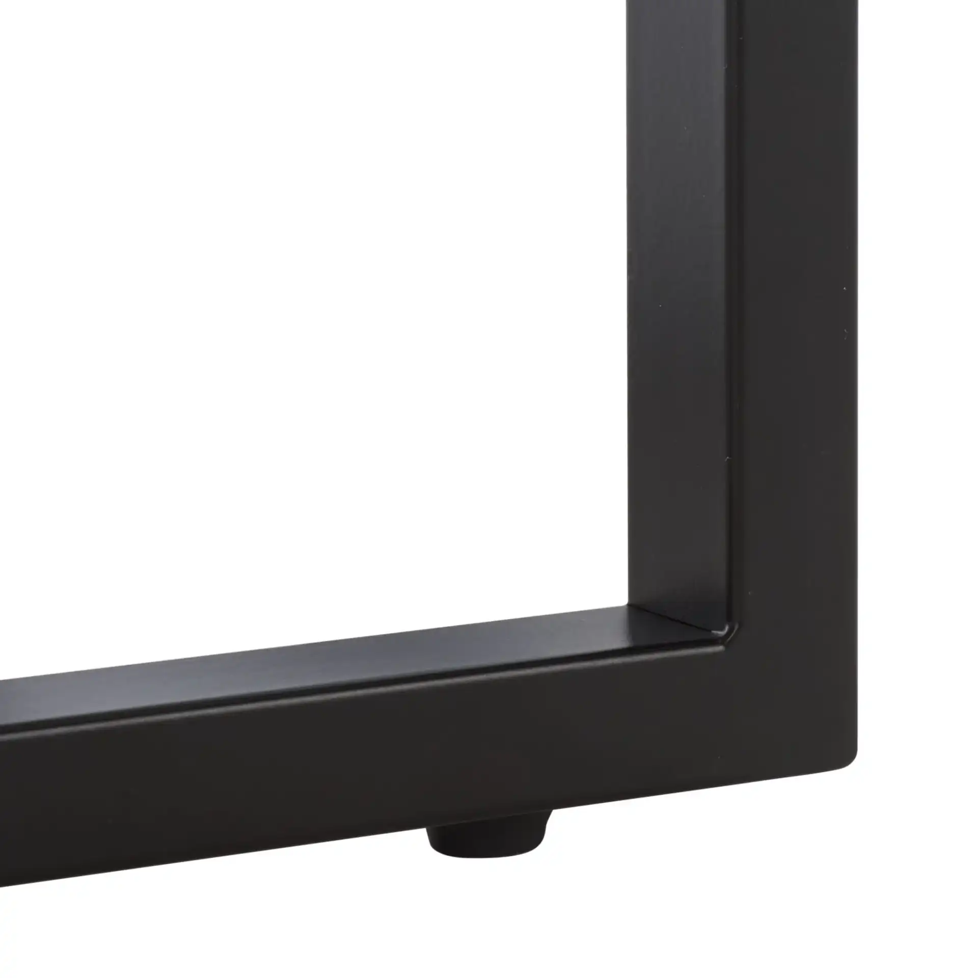 Klausner Accent Table in Sand / Black, detail view