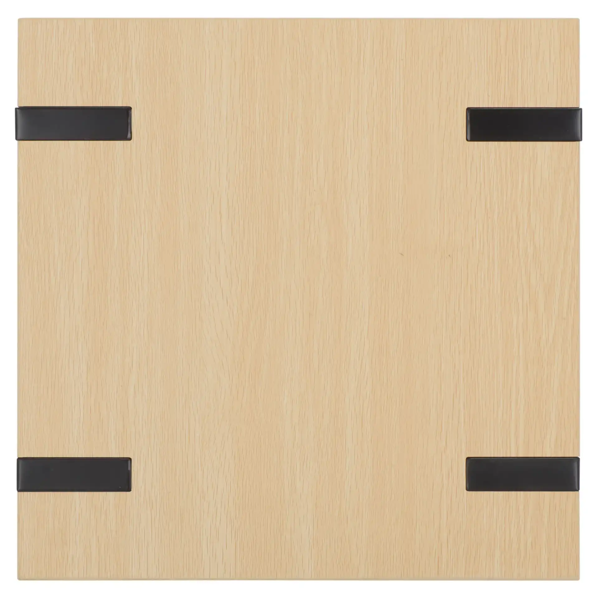 Klausner Accent Table in Sand / Black, detail view