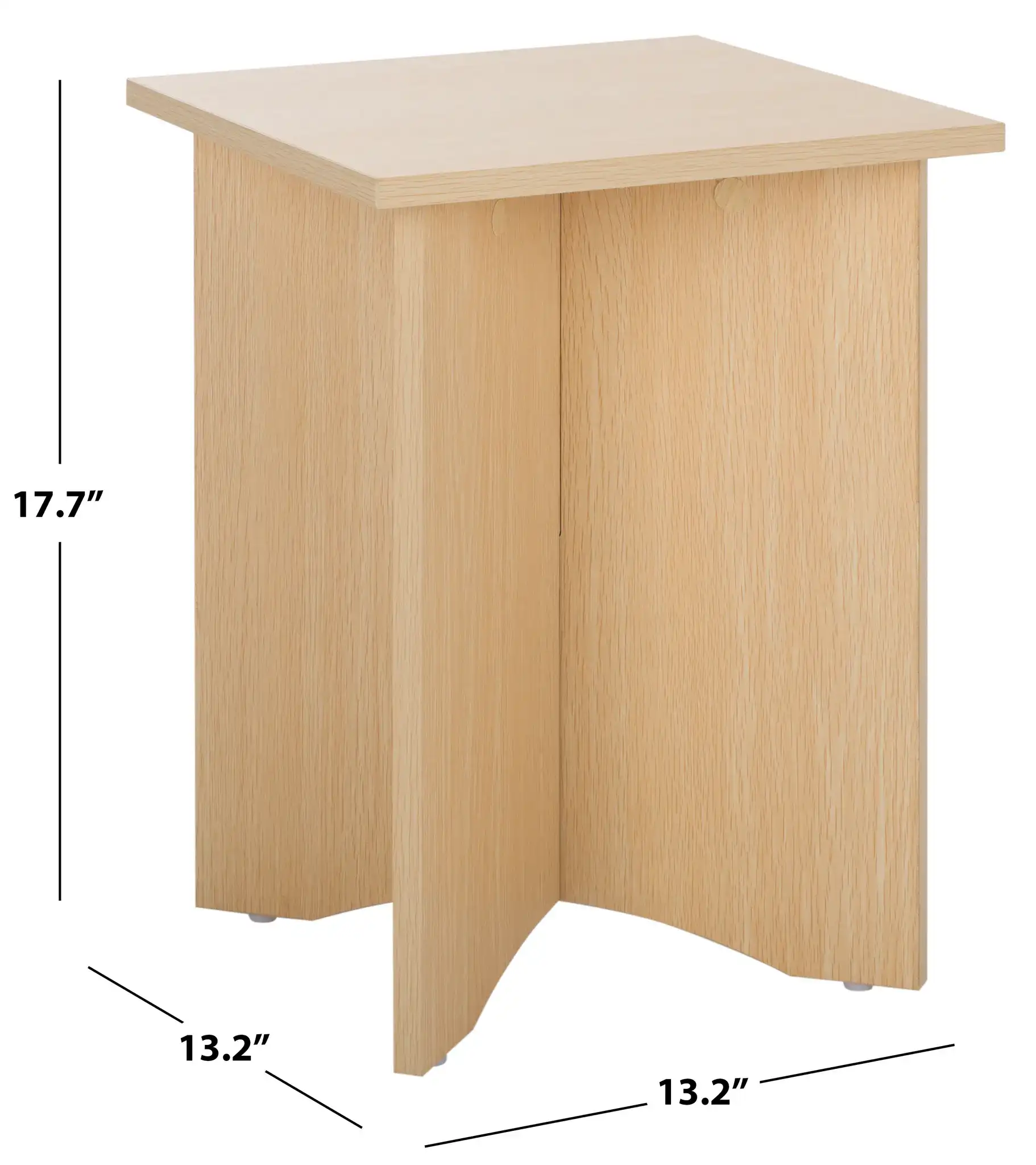 Elroy Accent Table in Sand, detail view