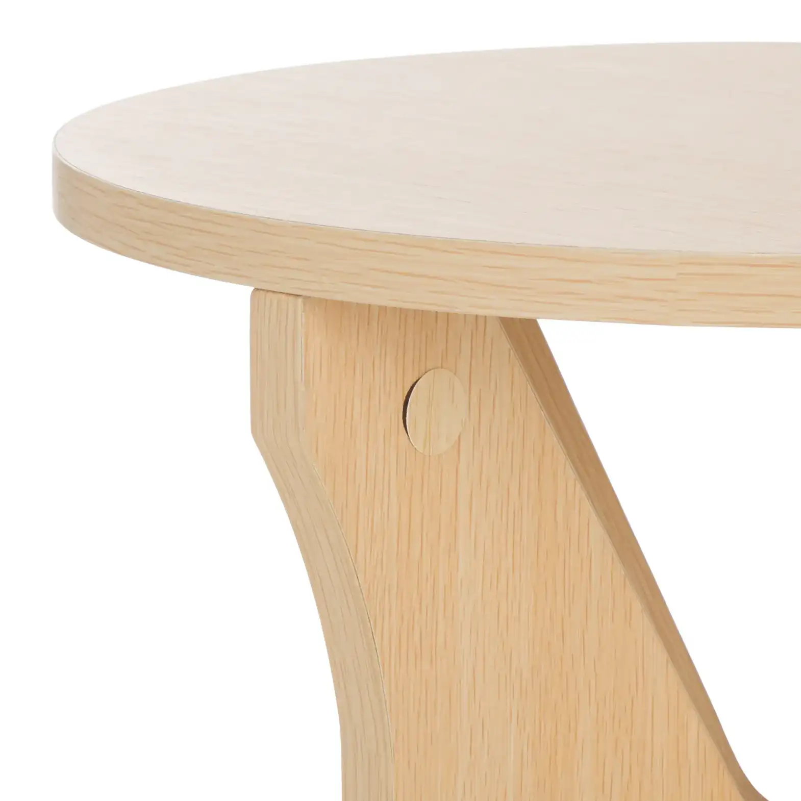 Elken Accent Table in Sand in a styled room