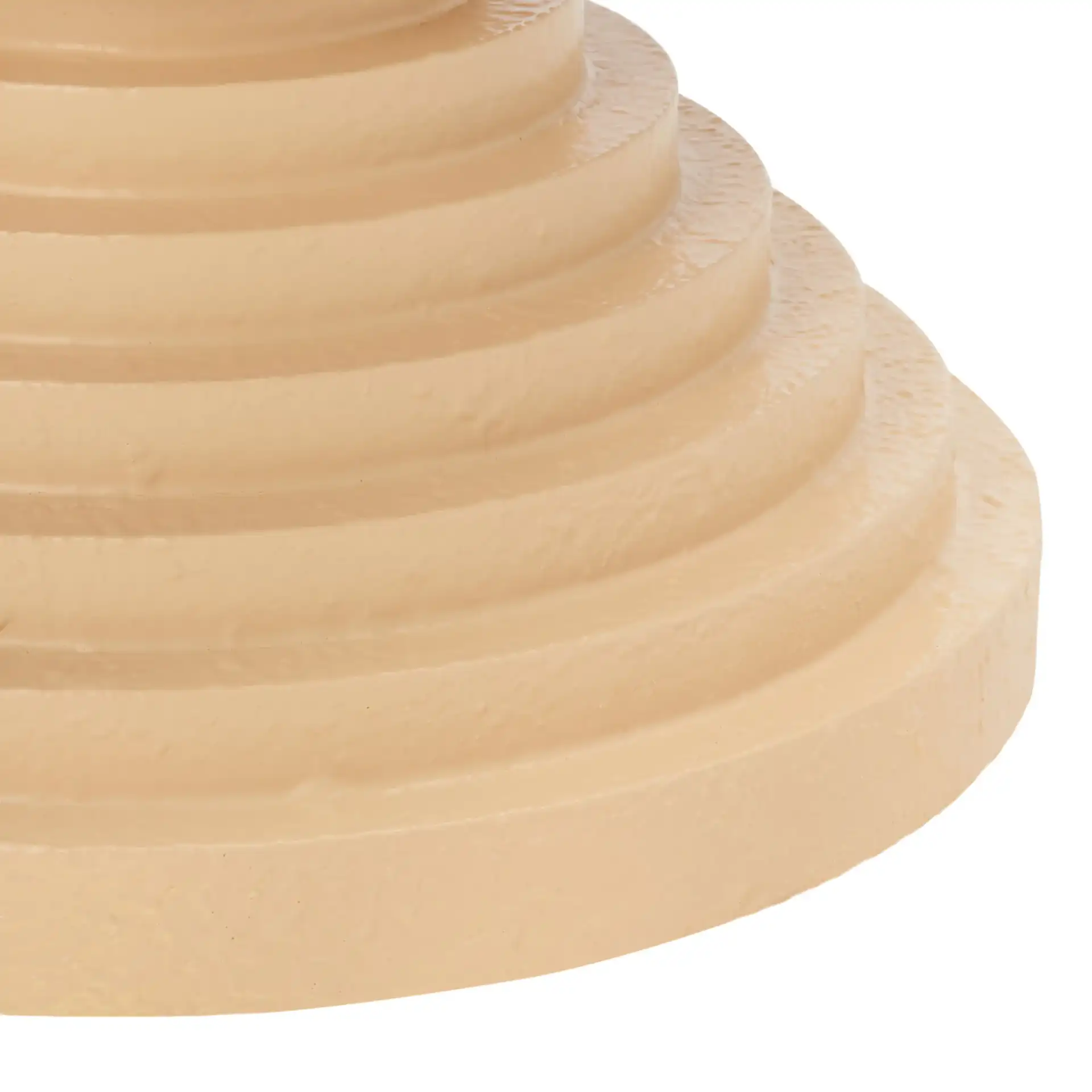 Glynn Accent Table in Cream, detail view