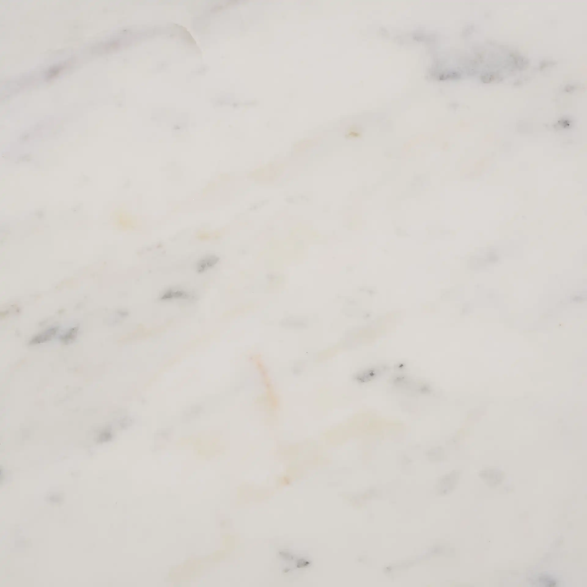 Daxton Round Drink Accent Table in White Marble / Black, detail view