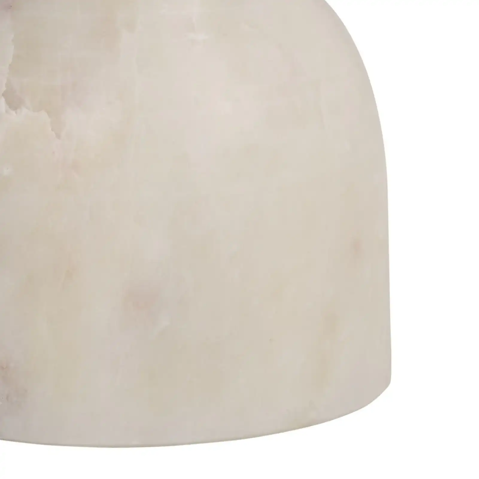 Devota Square Drink Accent Table in White / Gold, detail view